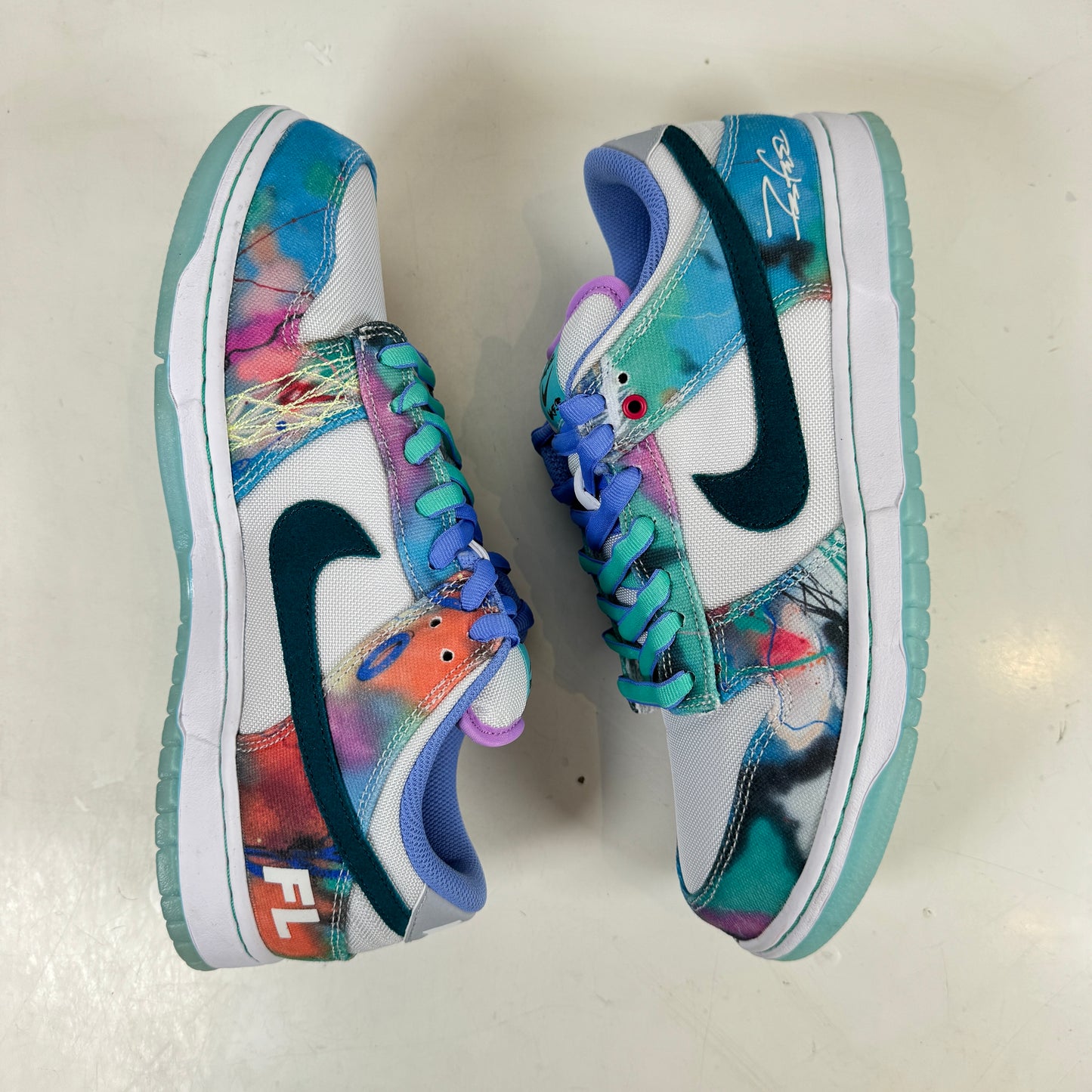 HF6061 400 Nike SB Dunk Low Futura Laboratories Bleached Aqua [USED] - 10 M (VNDS)