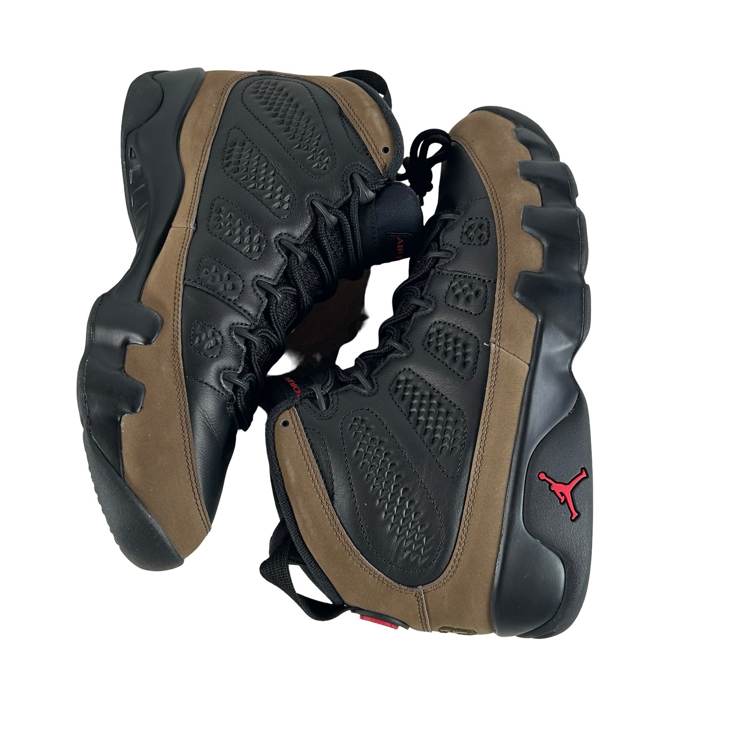 HV4794 030 Air Jordan 9 Retro Olive (2024) [USED] - 9.5 M (Used16)