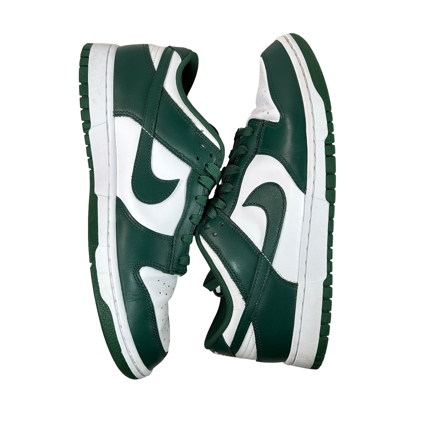 DD1391 101 Nike Dunk Low Michigan State [USED] - 9.5 M (Used)