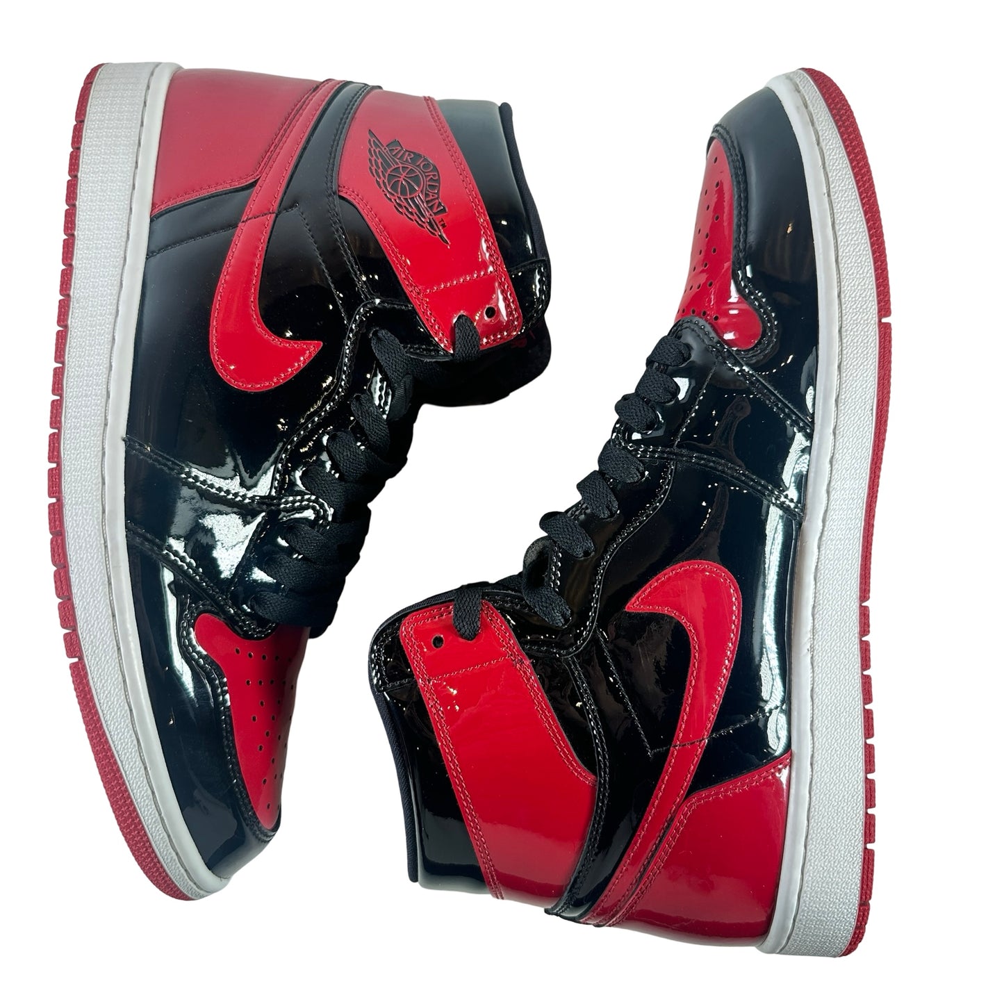 555088 063 Jordan 1 Retro High OG Patent Bred [USED] - 13 M (Used3)