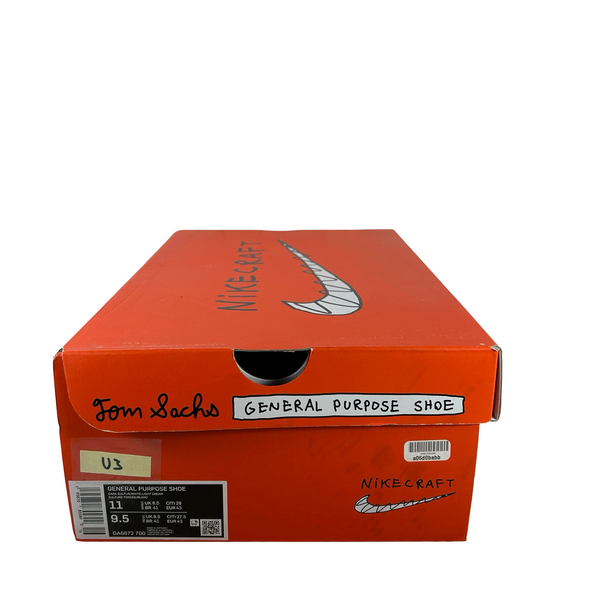 DA6672 700 NikeCraft GPS Tom Sachs Archive Dark Sulfur [USED] - 11 W (Used3)