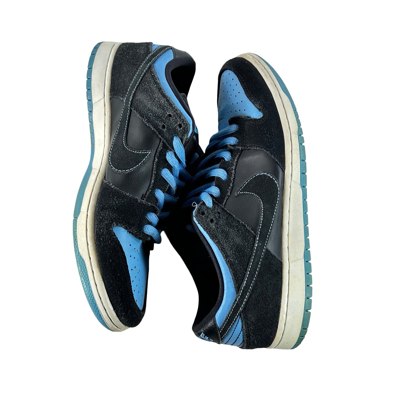 304292 048 Nike SB Dunk Low Black University Blue [USED] - 11 M (Used) (No Box)