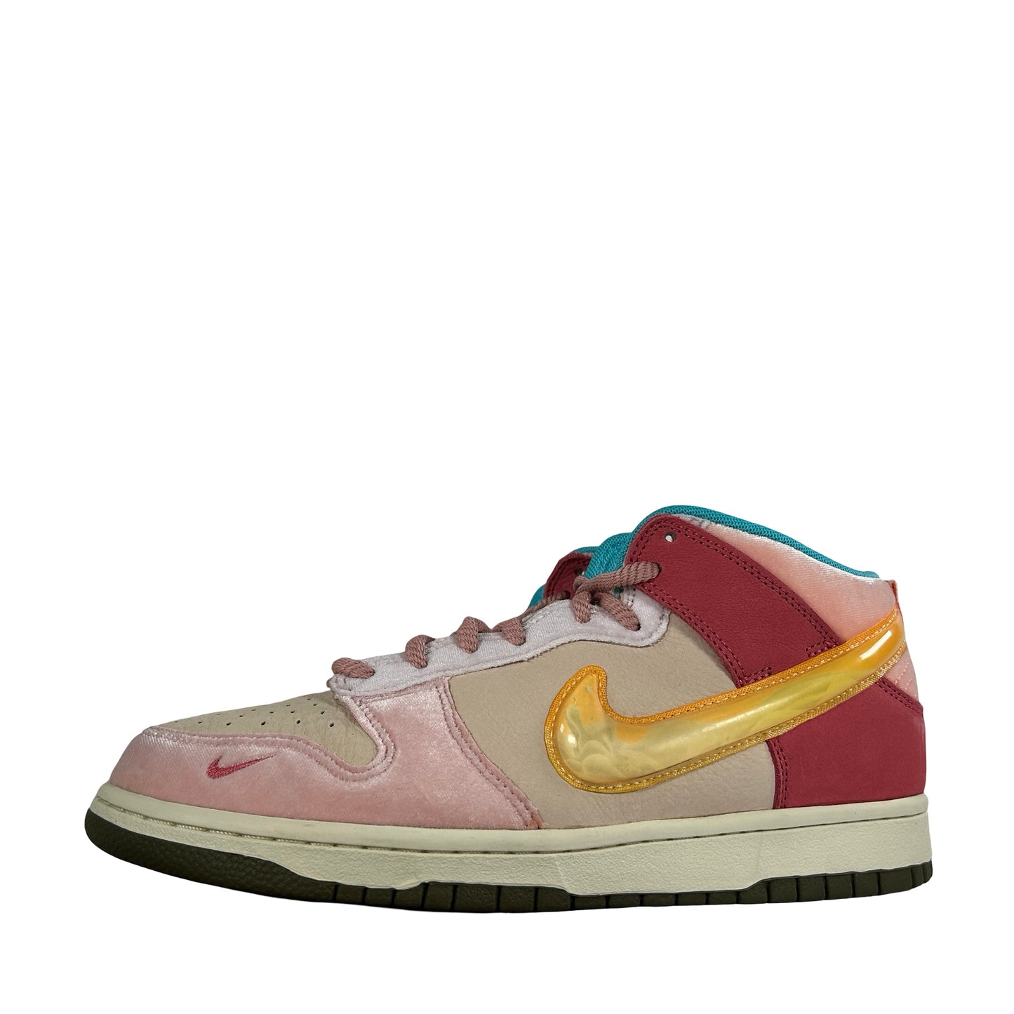 DJ1173 600 Nike Dunk Mid Social Status Free Lunch Strawberry Milk [USED] - 9.5 M (Used) (Replace Box)