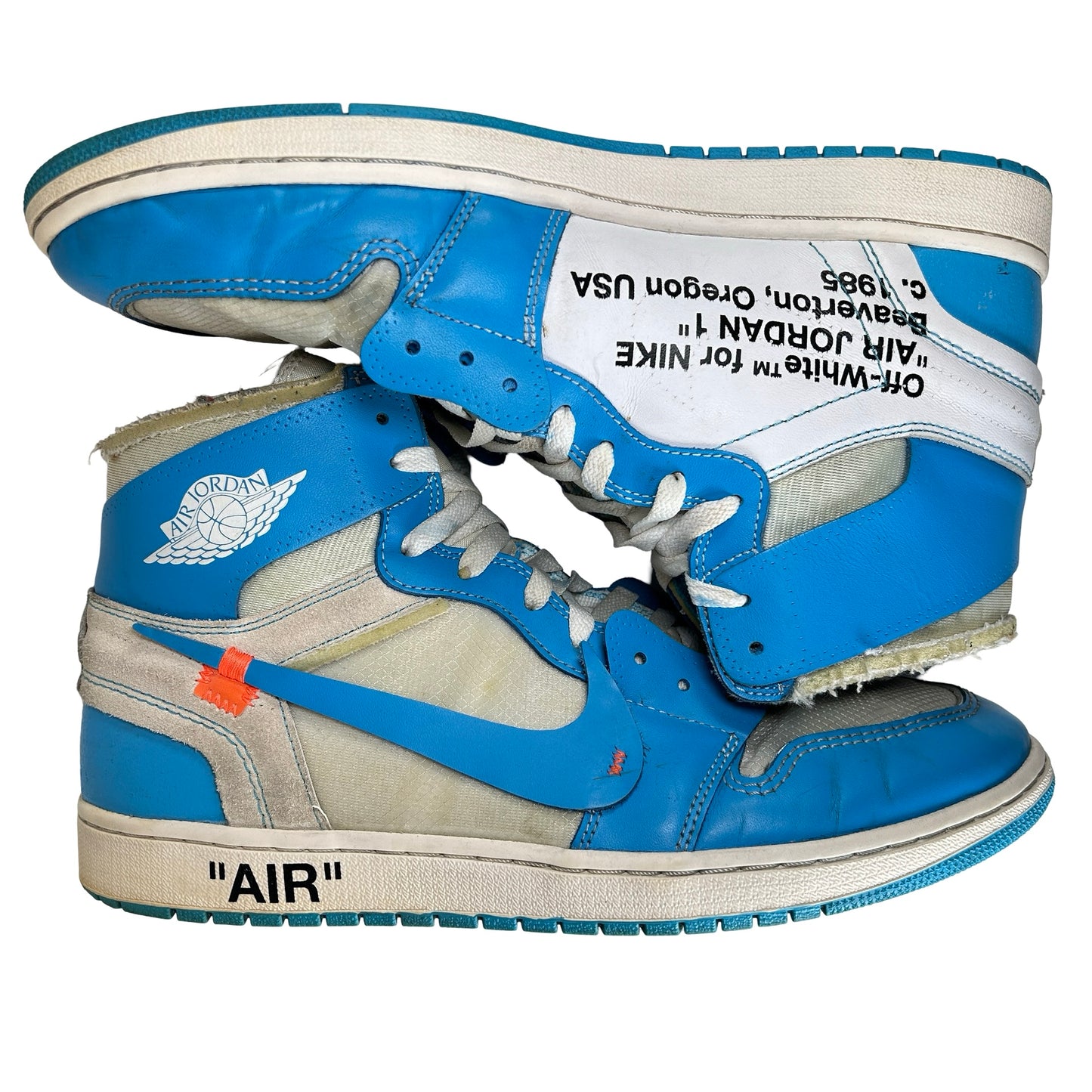 AQ0818 148 Jordan 1 Retro High Off-White UNC [Conditional] - 13 M (Used) (No Box)