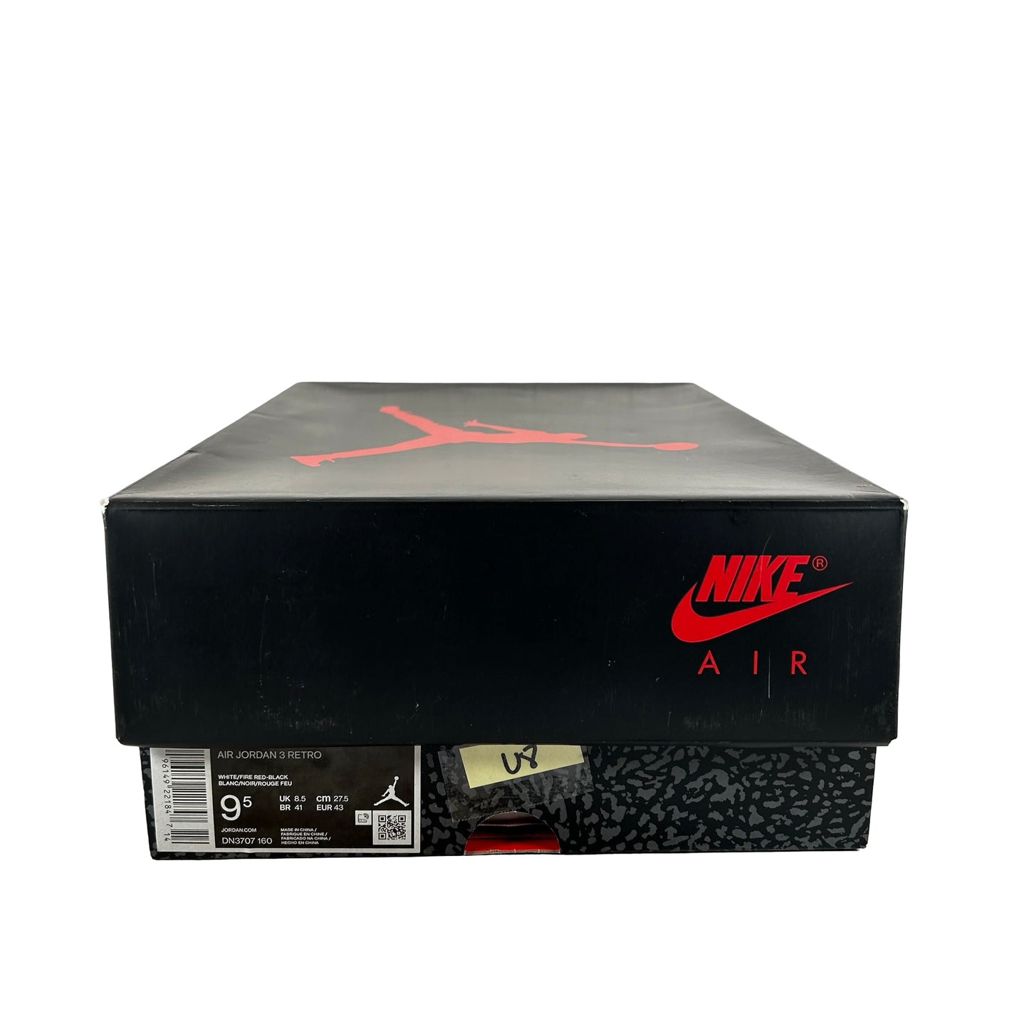 DN3707 160 Jordan 3 Retro Rojo fuego (2022)