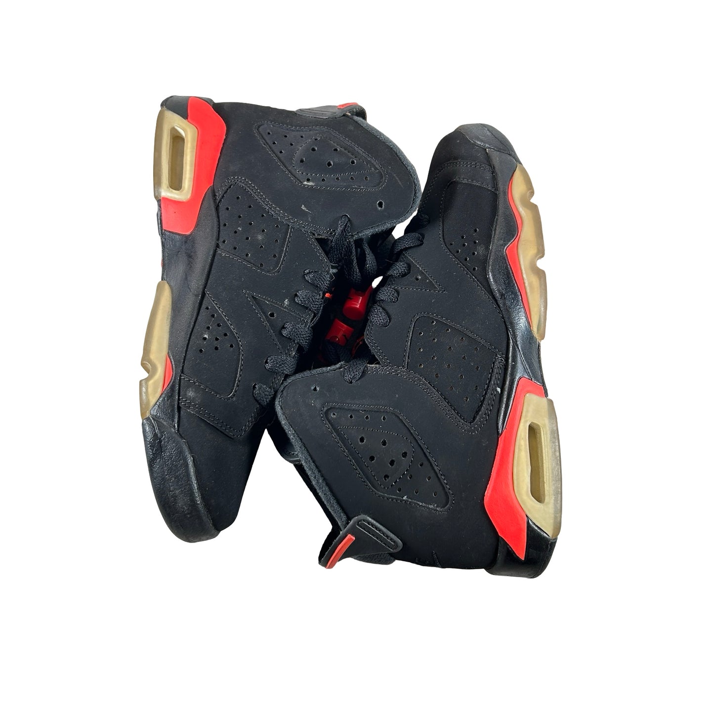 384665 060 Jordan 6 Black Infrared 2019 (GS) - 4 Y (Used) (No Box)