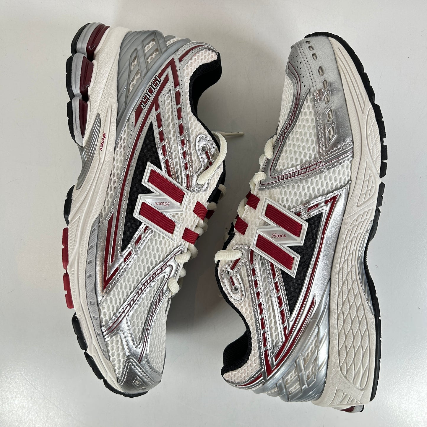 M1906REA New Balance 1906R Silver Classic Crimson [USED] - 11.5 (VNDS)