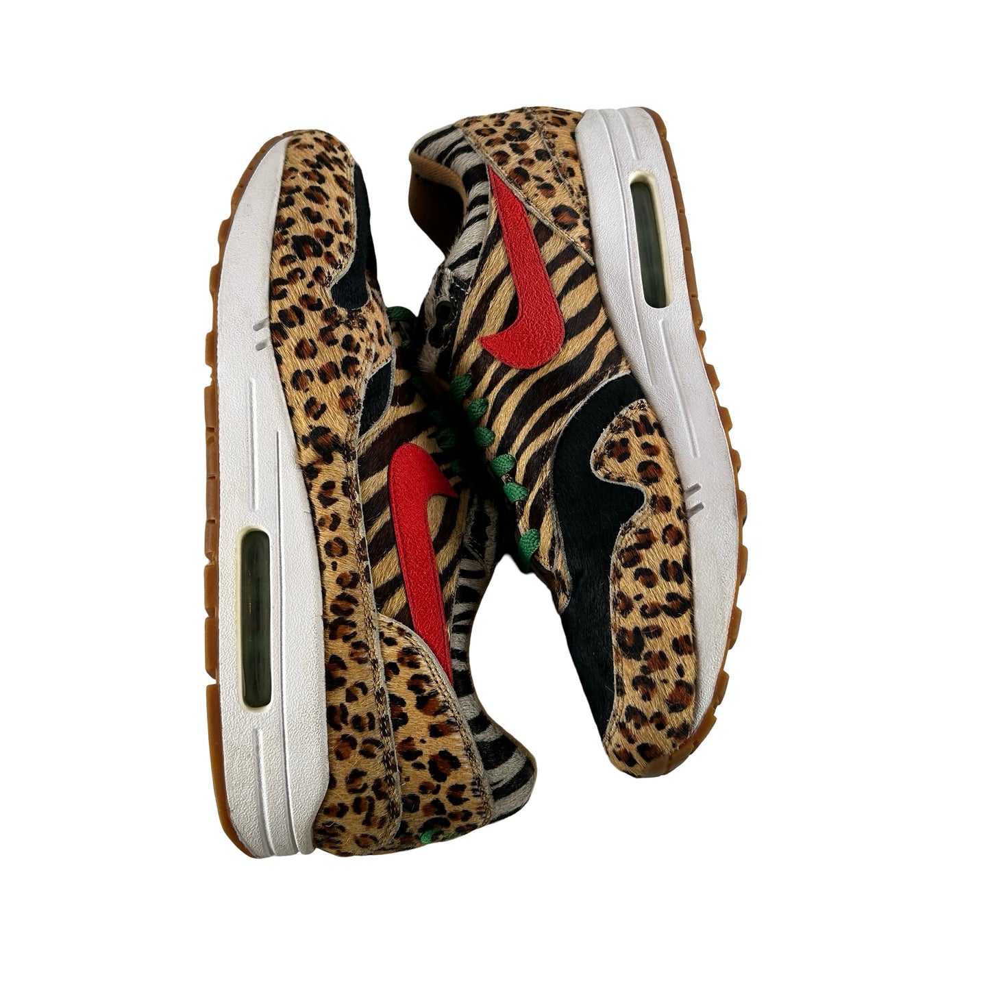 AQ0928 700 Nike Air Max 1 Atmos Animal Pack 2.0 (All Black Box) (2018) [USED] - 12 M (Used) (No Box)
