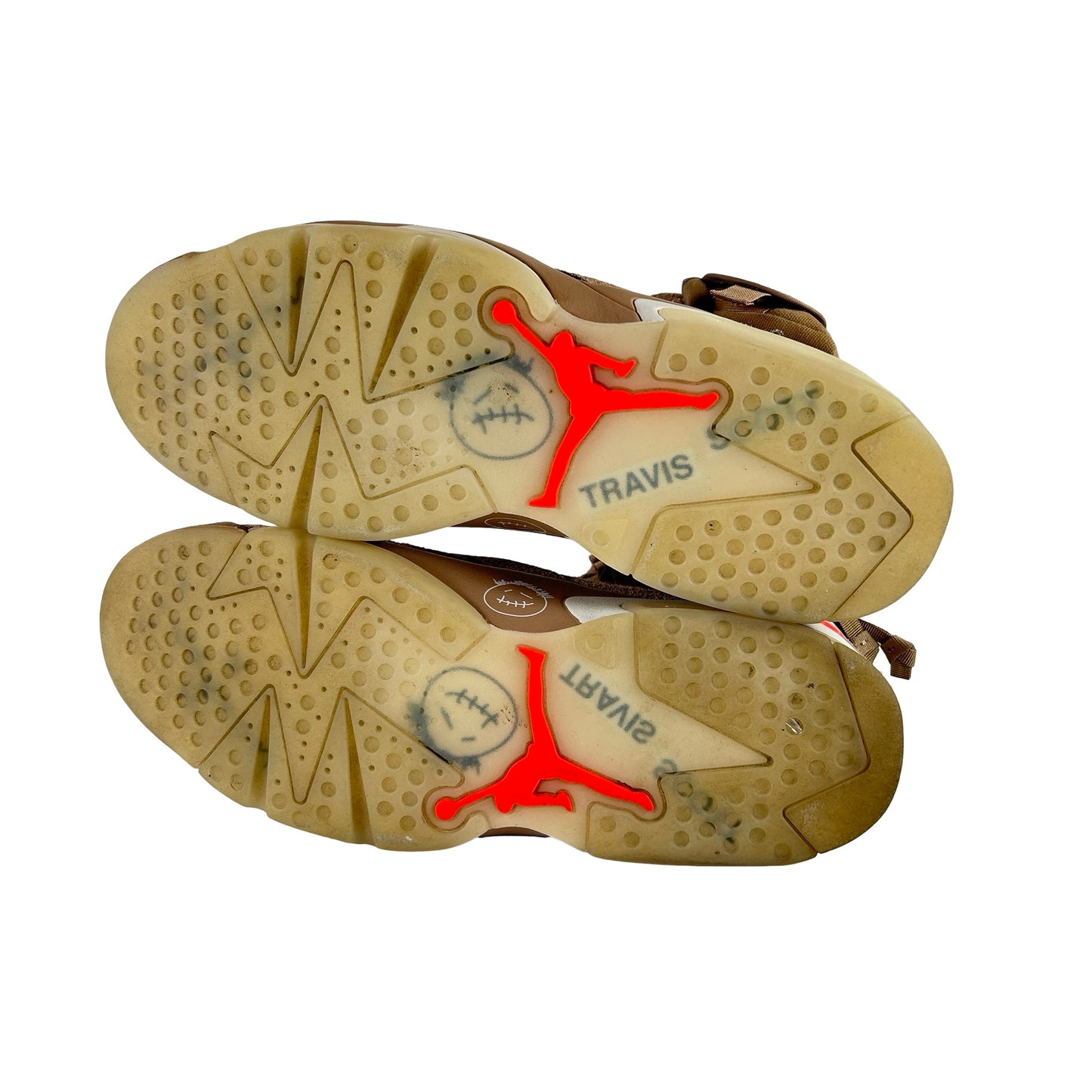 DH0690 200 Jordan 6 Retro Travis Scott British Khaki [USED] - 9 M (Used) (No Box)