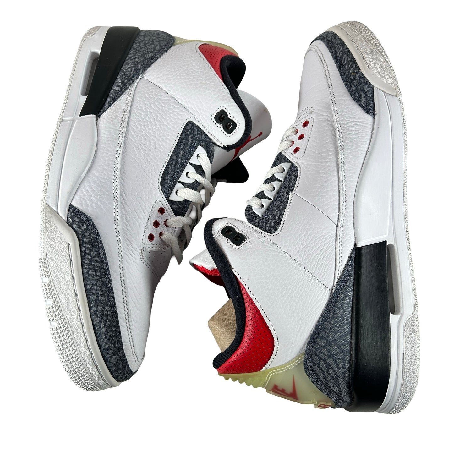 CZ6431 100 Jordan 3 Retro SE Fire Red Denim (2020) [USED] - 12 M (VNDS)