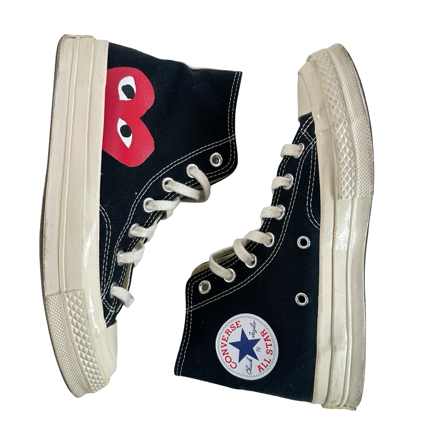 150204C Converse Chuck Taylor All Star 70 Hi CDG Black [USED] - 5 M (Used)