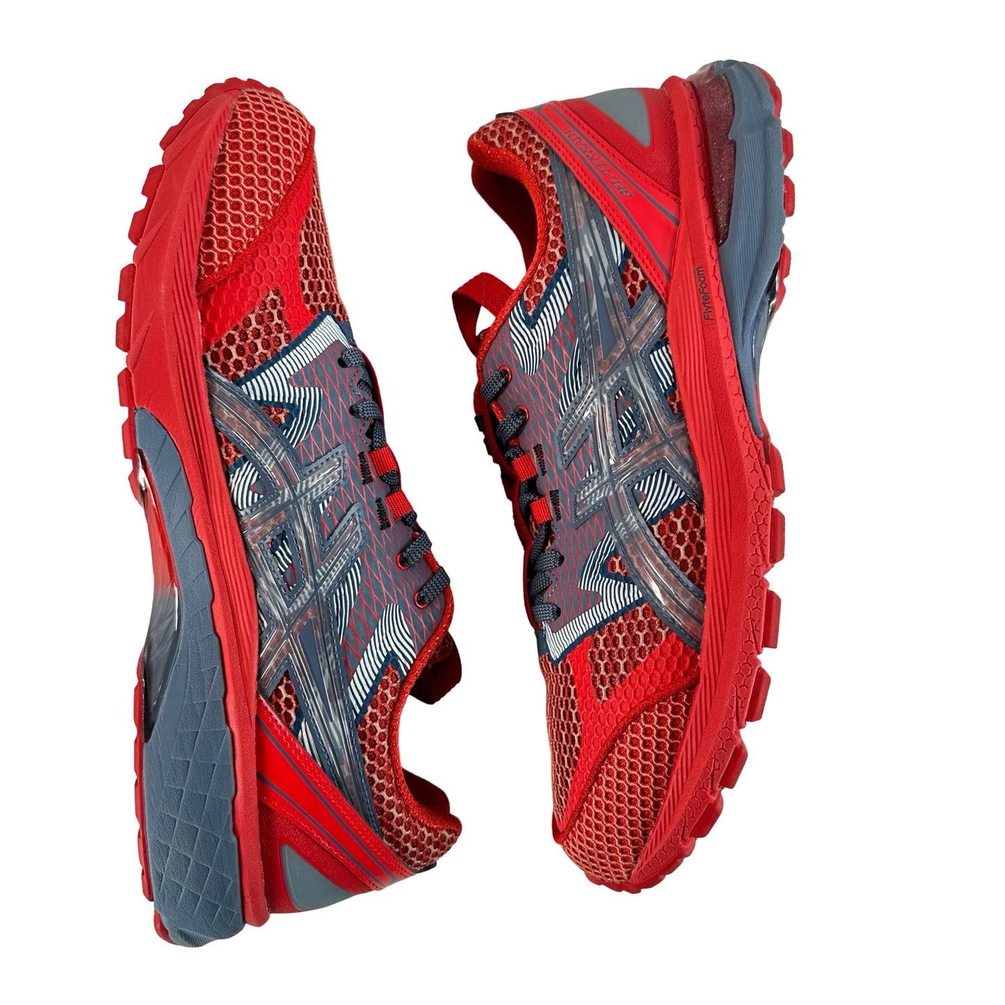 1203A394 600 ASICS US4-S Gel-Terrain Kiko Kostadinov Classic Red Wood Crepe [USED] - 10 M (Used)