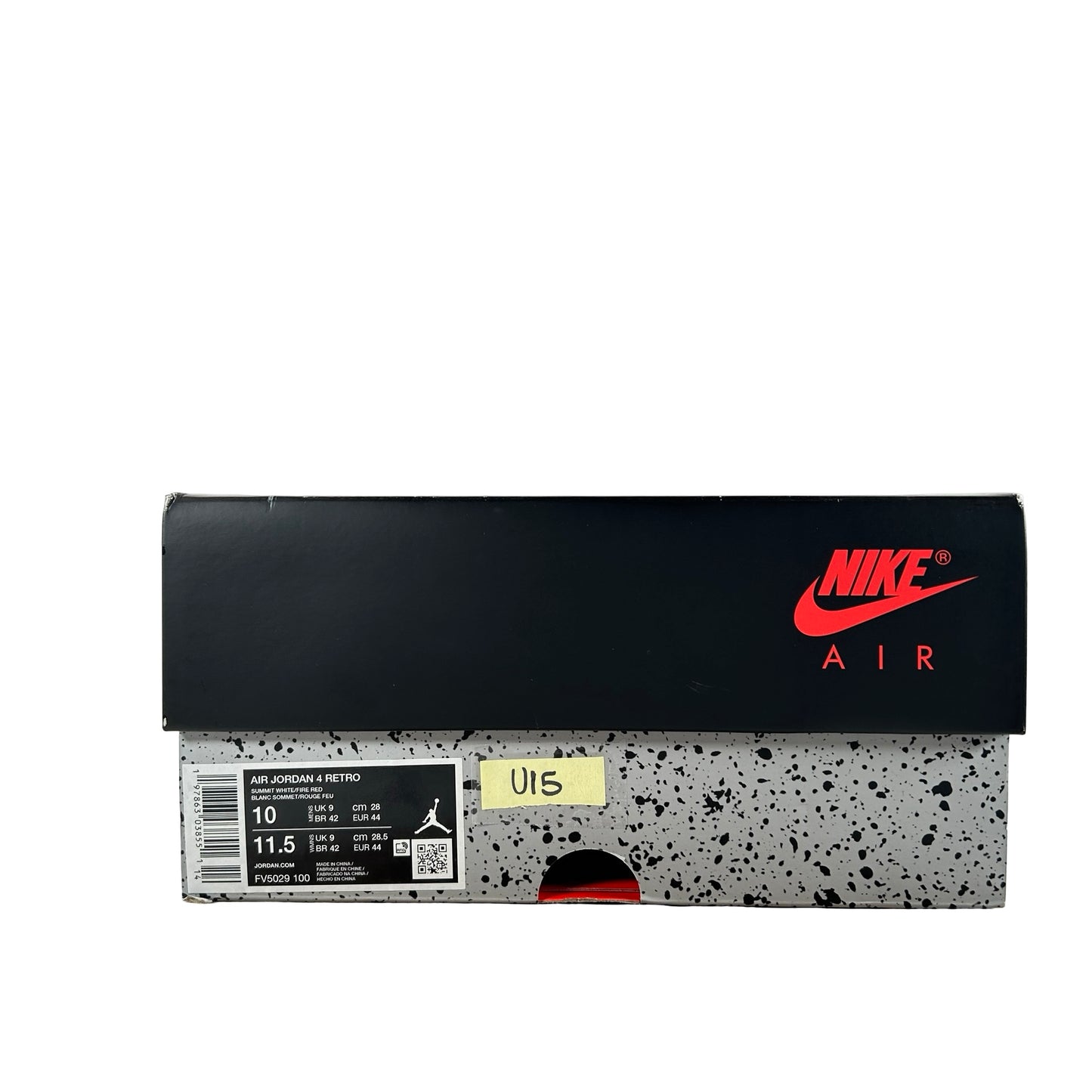 FV5029 100 Jordan 4 Retro White Cement (2025) [USED] - 10 M (Used15)