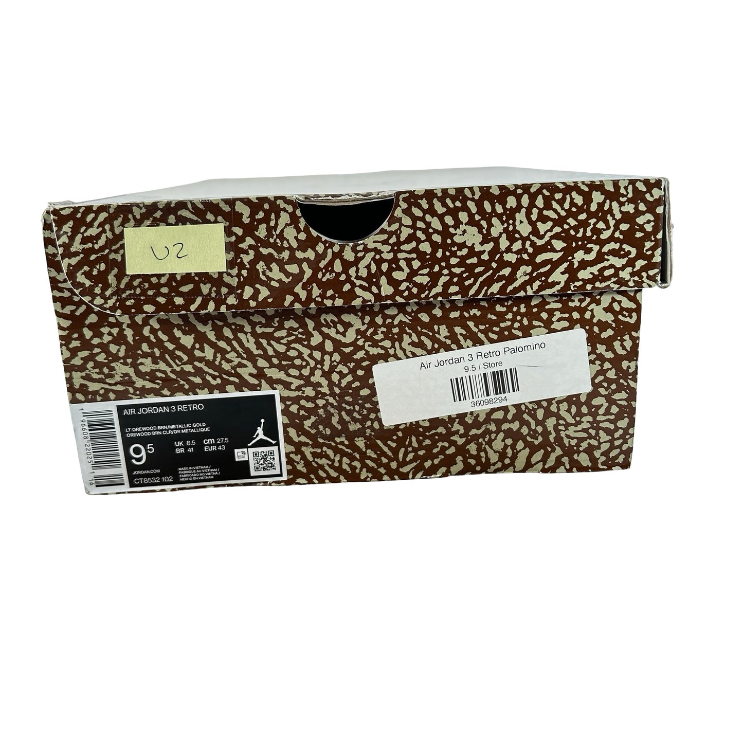 CT8532 102 Jordan 3 Retro Palomino [USED] - 9.5 M (Used2)