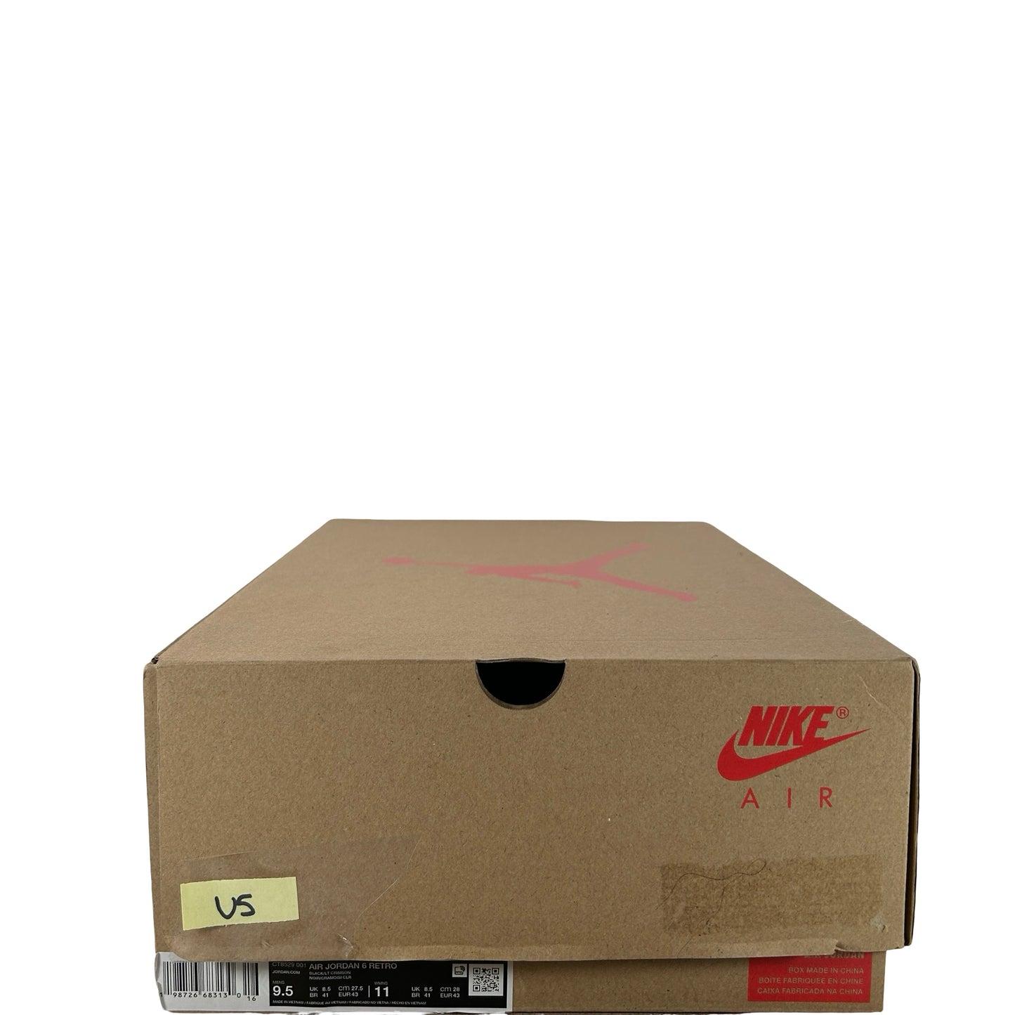 CT8529 001 Air Jordan 6 Retro Reverse Infrared Salesman (2026) [USED] - 9.5 M (Used5)