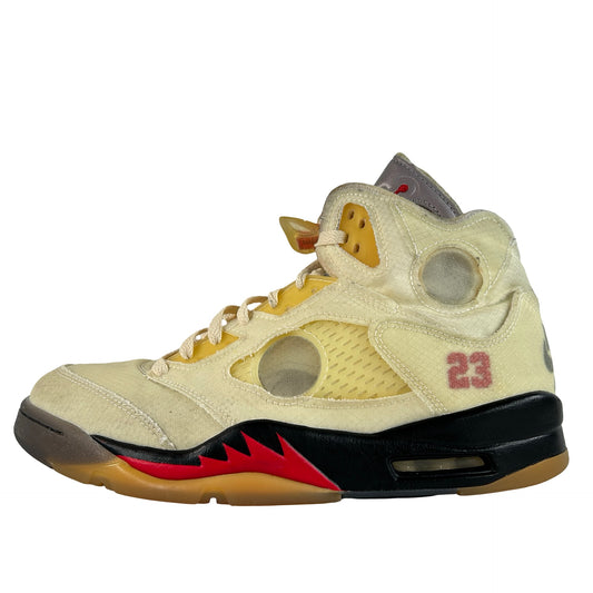 DH8565 100 Jordan 5 Off-White Sail [USED] - 10 M (Used4)