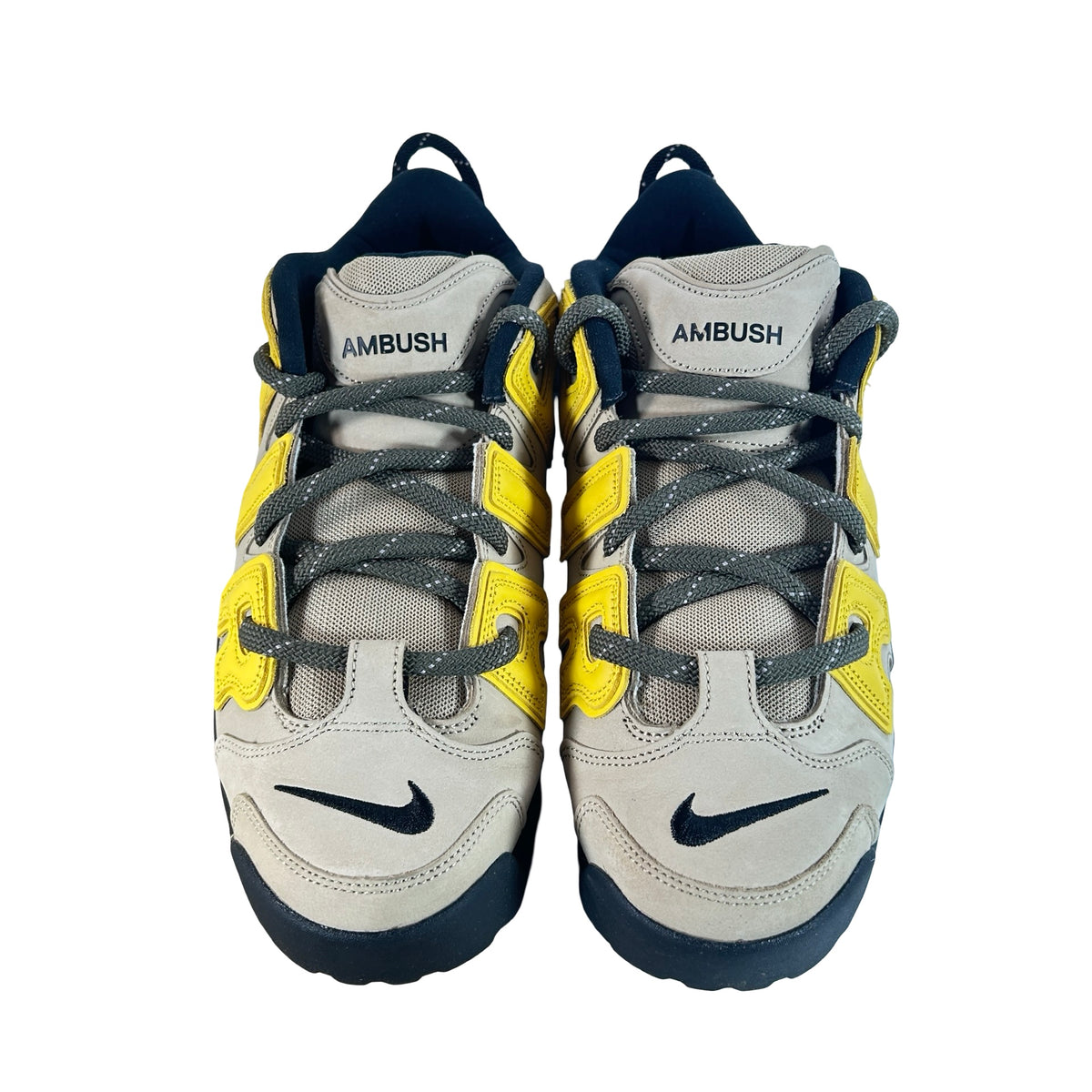 FB1299 200 Nike Air More Uptempo Low AMBUSH Sulfur [USED] - 11 M (Used)