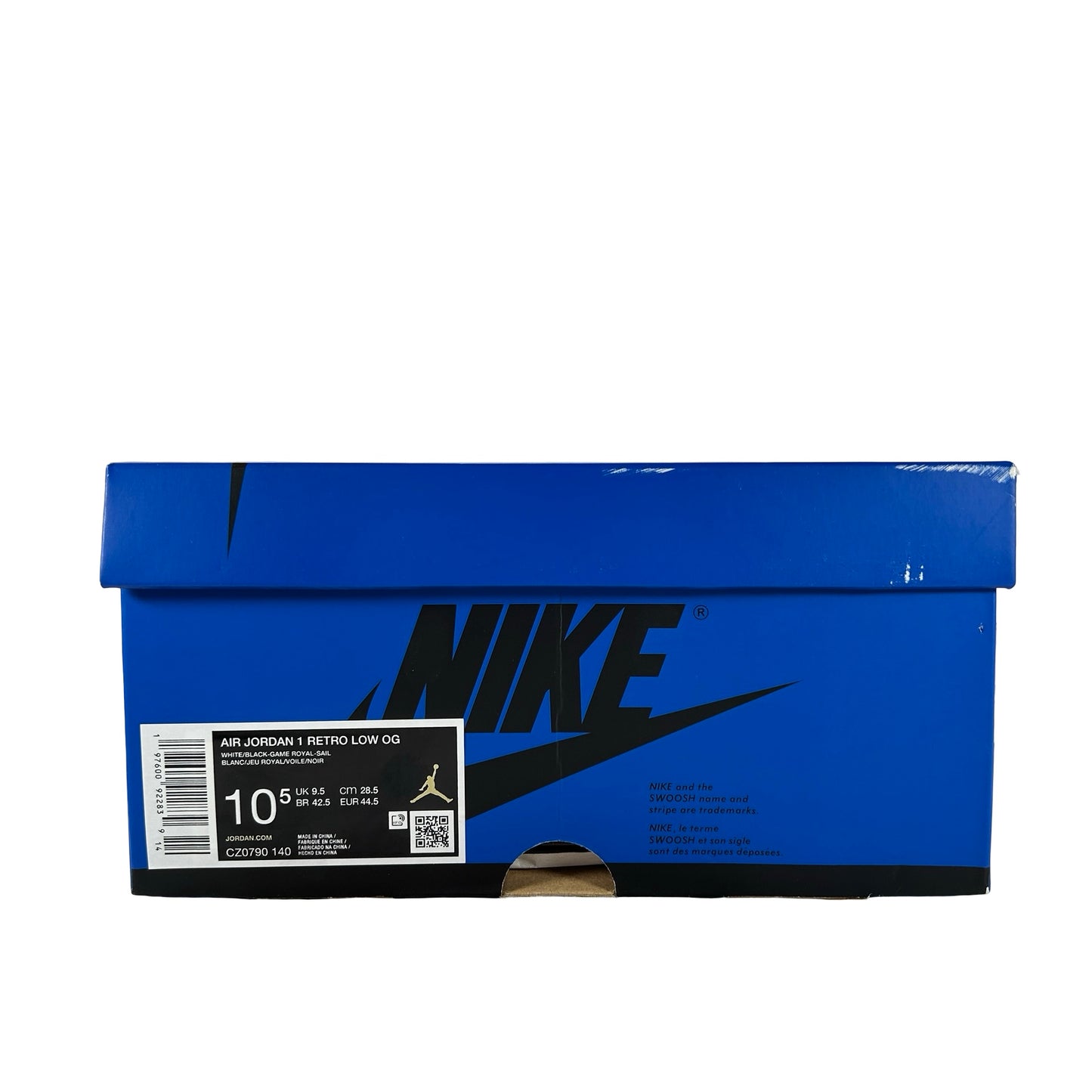 CZ0790 140 Jordan 1 Retro Low OG Game Royal [USED] - 10.5 M (Used)