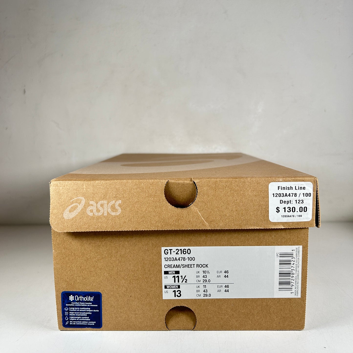 1203A478 100 ASICS GT-2160 Pre-Aged Pack Sheet Rock [USED] - 11.5 M (Used)