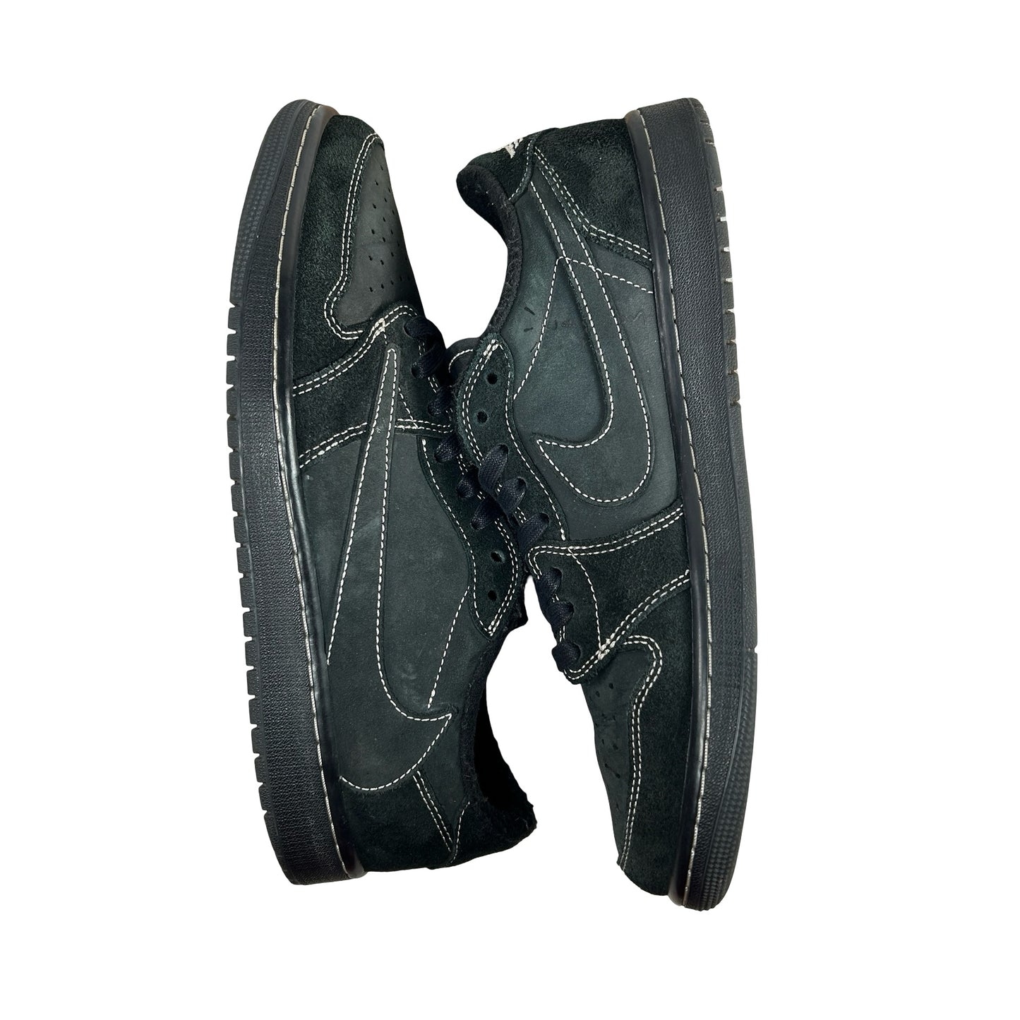 DM7866 001 Jordan 1 Retro Low OG Travis Scott Black Phantom [USED] - 10 M (Used2) (No Box2)