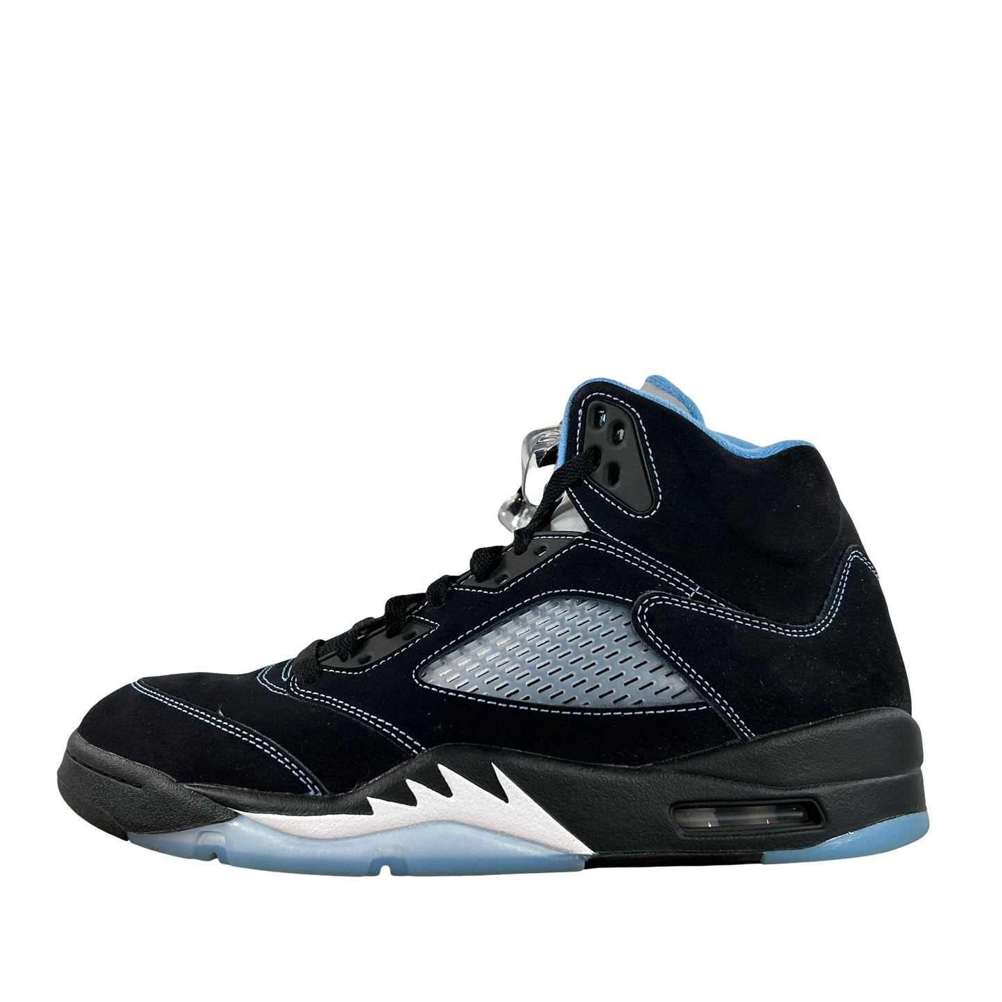 DD0587 008 Jordan 5 Retro Black University Blue (2026) [USED] - 10 M (Used)