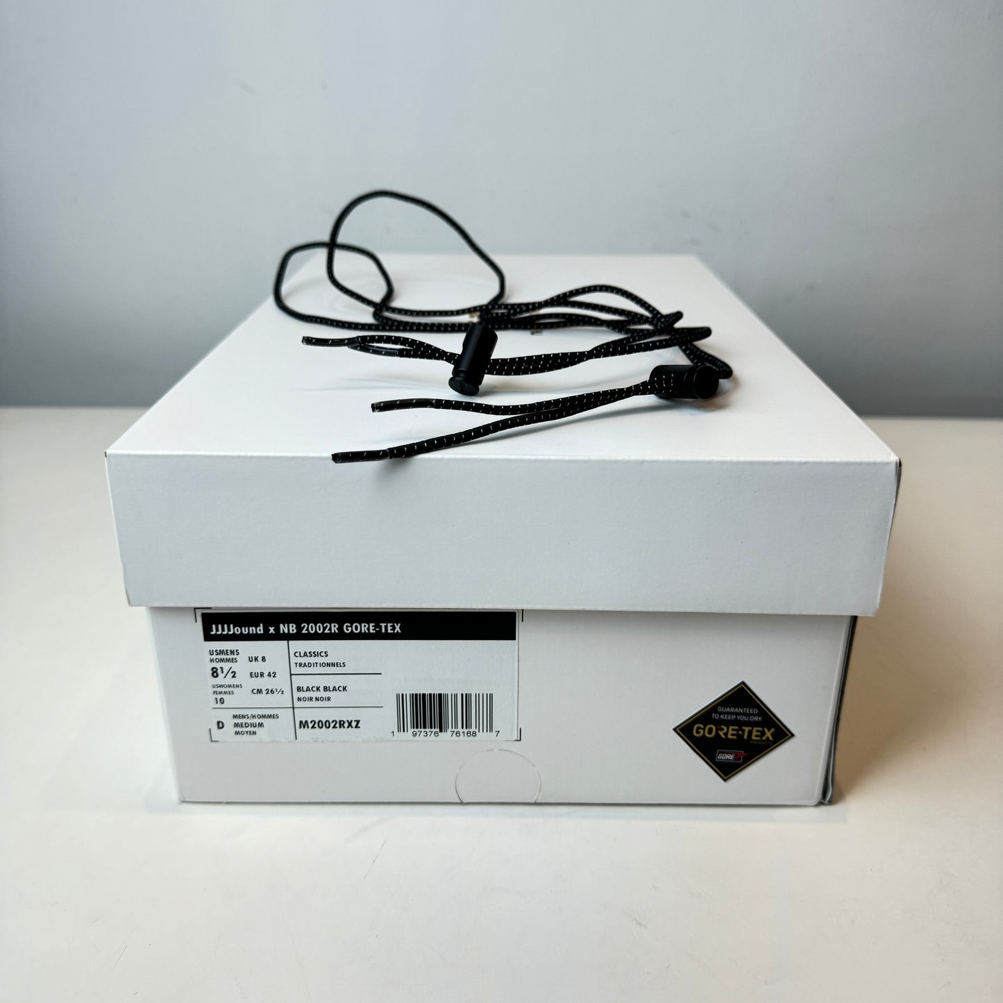 M2002RXZ New Balance 2002R Gore-Tex JJJJound Charcoal [USED] - 8.5 M (Used)