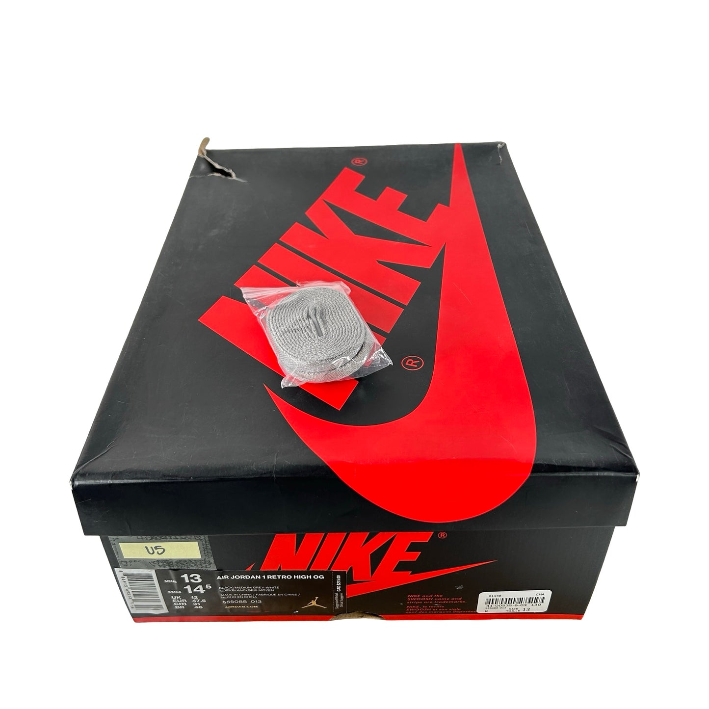 555088 013 Jordan 1 Shadow (2018) [USED] - 13 M (Used5)