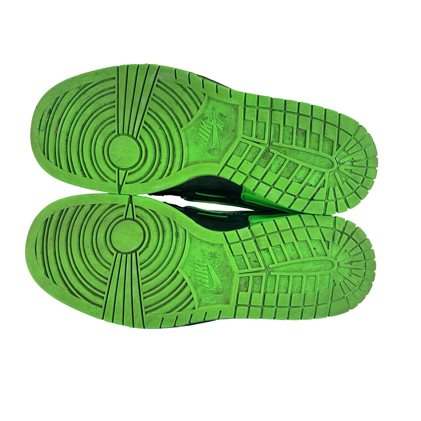CU6015 001 Nike Air Rubber Dunk Off-White Green Strike [USED] - 12 M (Used3)