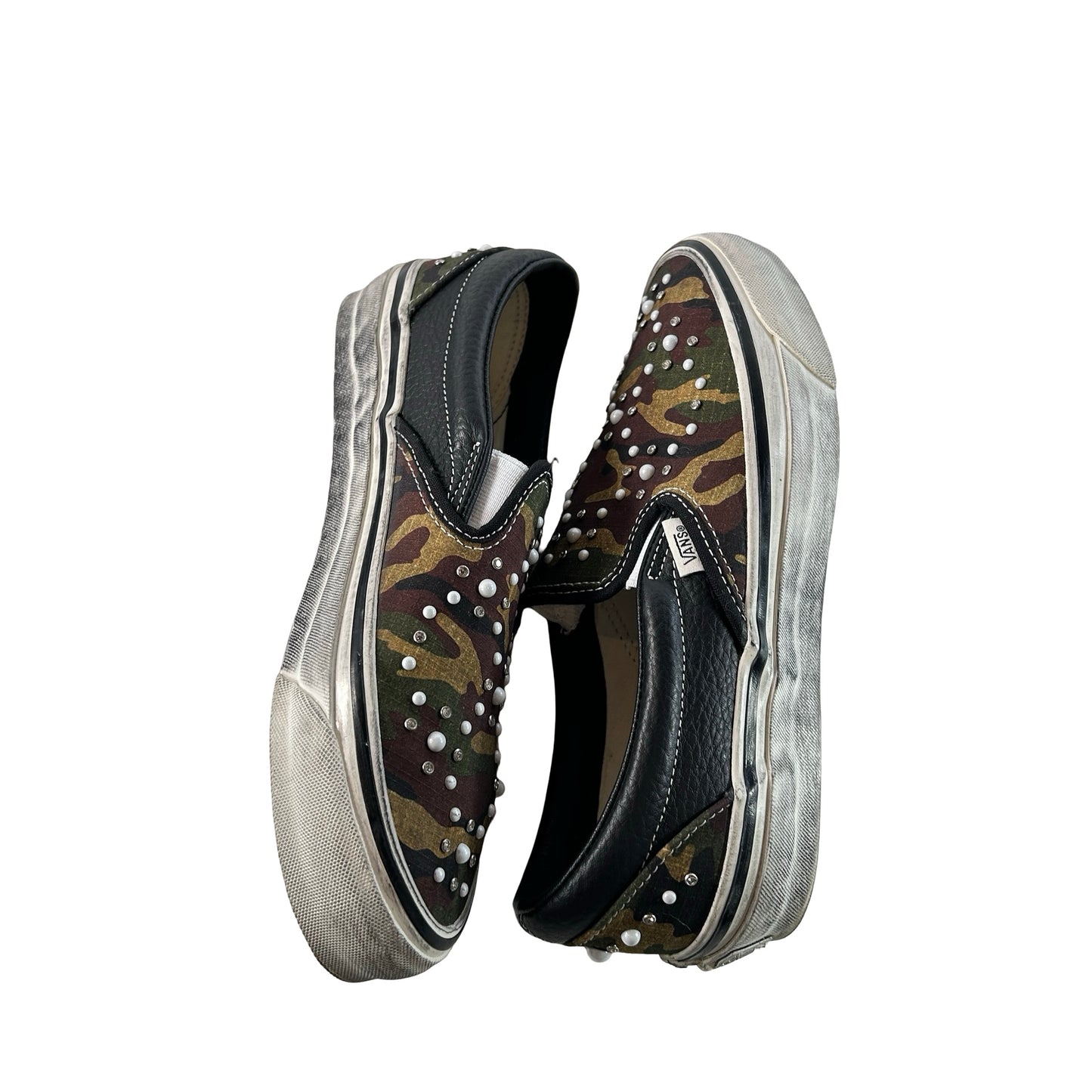 VN000D9PCAK Vans LX Classic Slip-On 98 Pearlized Pack Camo Black [USED] - 7 M (Used)