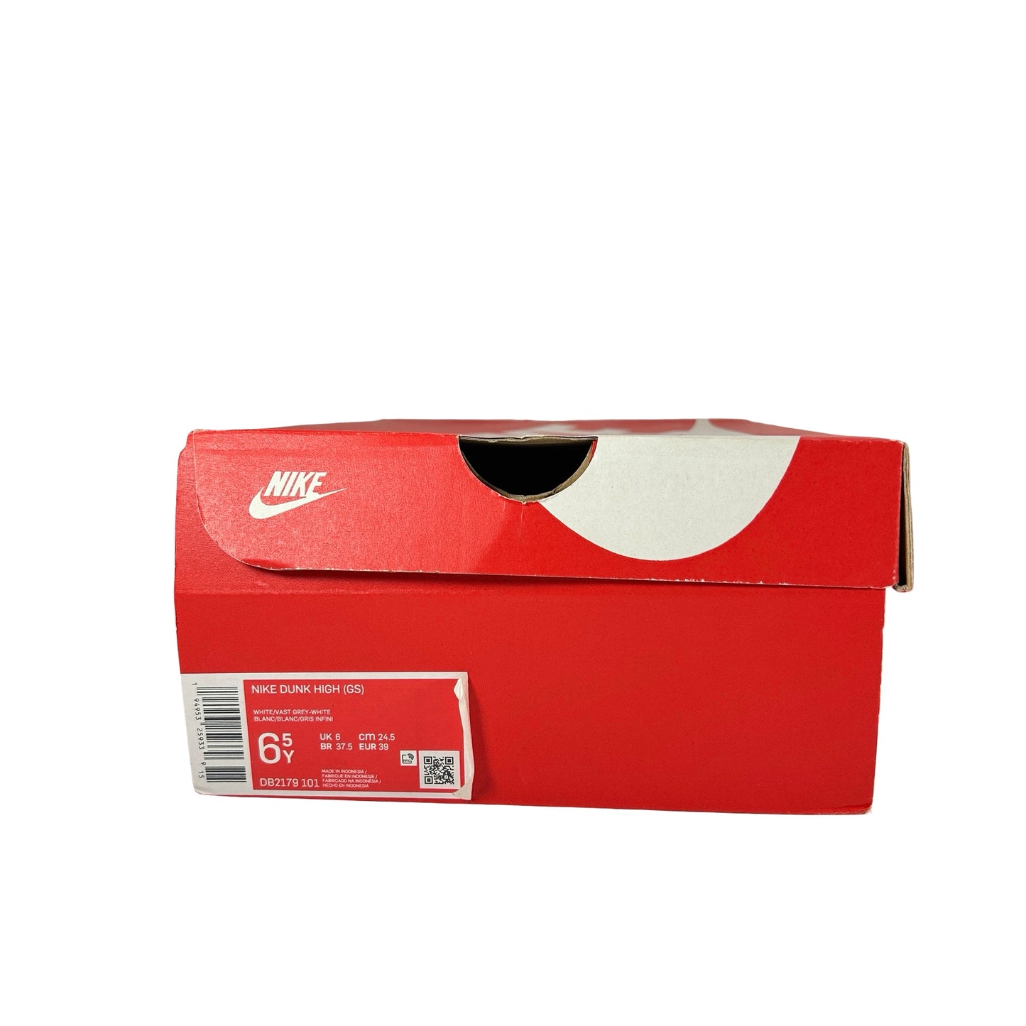 DB2179 101 Nike Dunk High Vast Grey (GS) [USED] - 6.5 Y (Used)