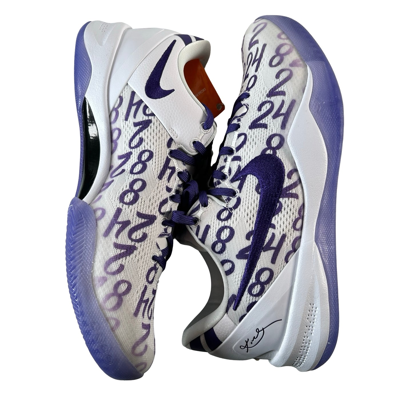 FQ3549 100 Nike Kobe 8 Protro Court Purple - 10 M (Yellowing)
