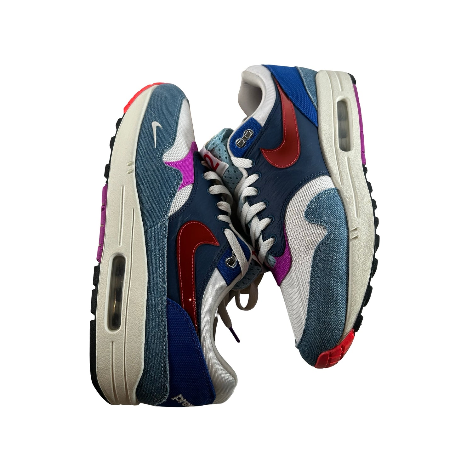 HM9634 101 Nike Air Max 1 Premium Goods Sport Red Varsity Royal [USED] - 11 M (Used)
