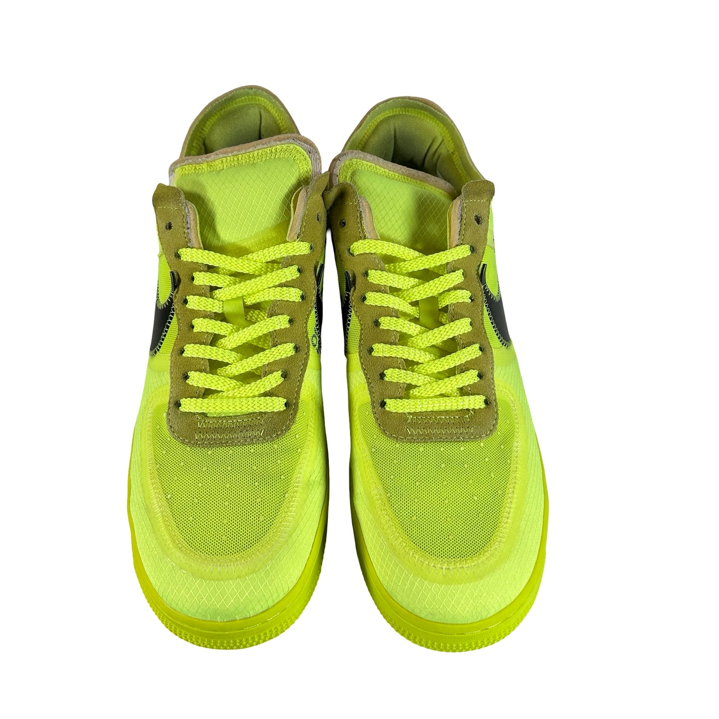 AO4606 700 Nike Air Force 1 Low Off-White Volt [USED] - 13 M (Used)