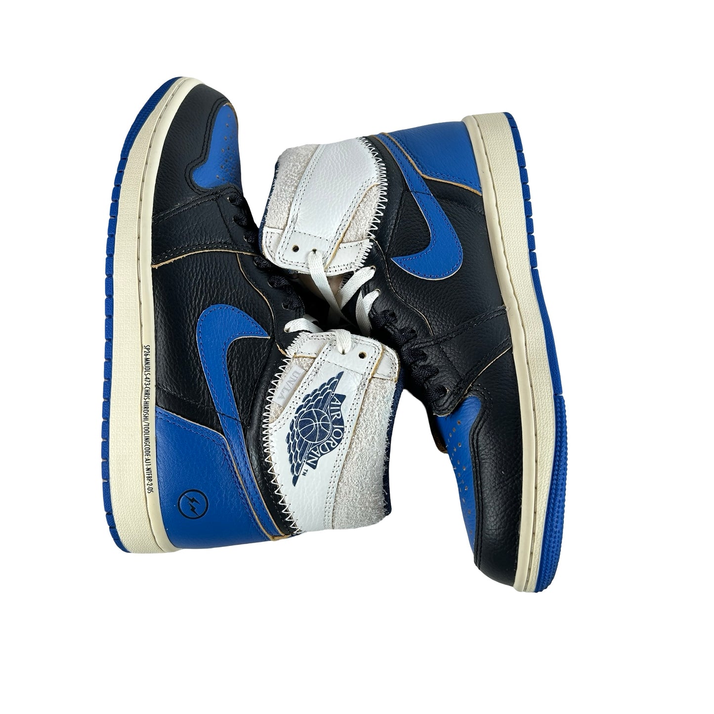 IO7847 001 Jordan 1 Retro High OG SP Fragment x Union LA Sport Royal [USED] - 7.5 M (Used)