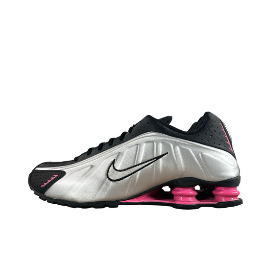 AR3565 012 Nike Shox R4 Black Metallic Silver Pinksicle (Women's) [USED] - 11 W (Used)
