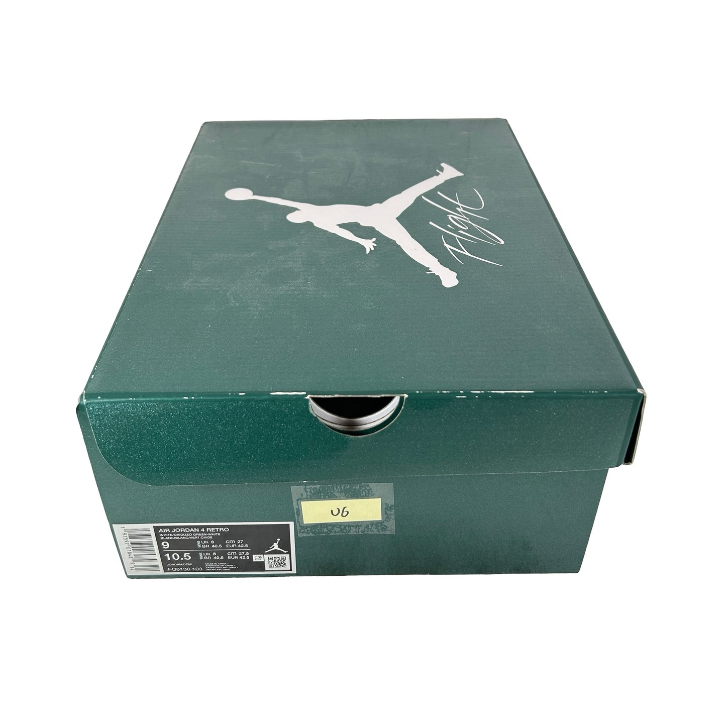 FQ8138 103 Jordan 4 Retro Oxidized Green [USED] - 9 M (Used6)