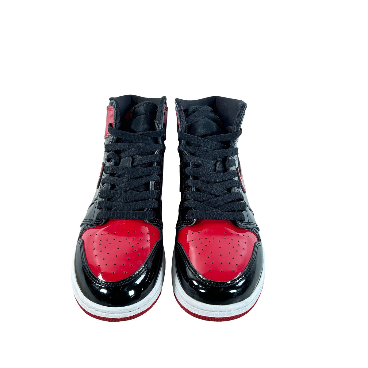 575441 063 Jordan 1 Retro High OG Patent Bred (GS) [USED] - 7 Y (Used4) (No Box4)
