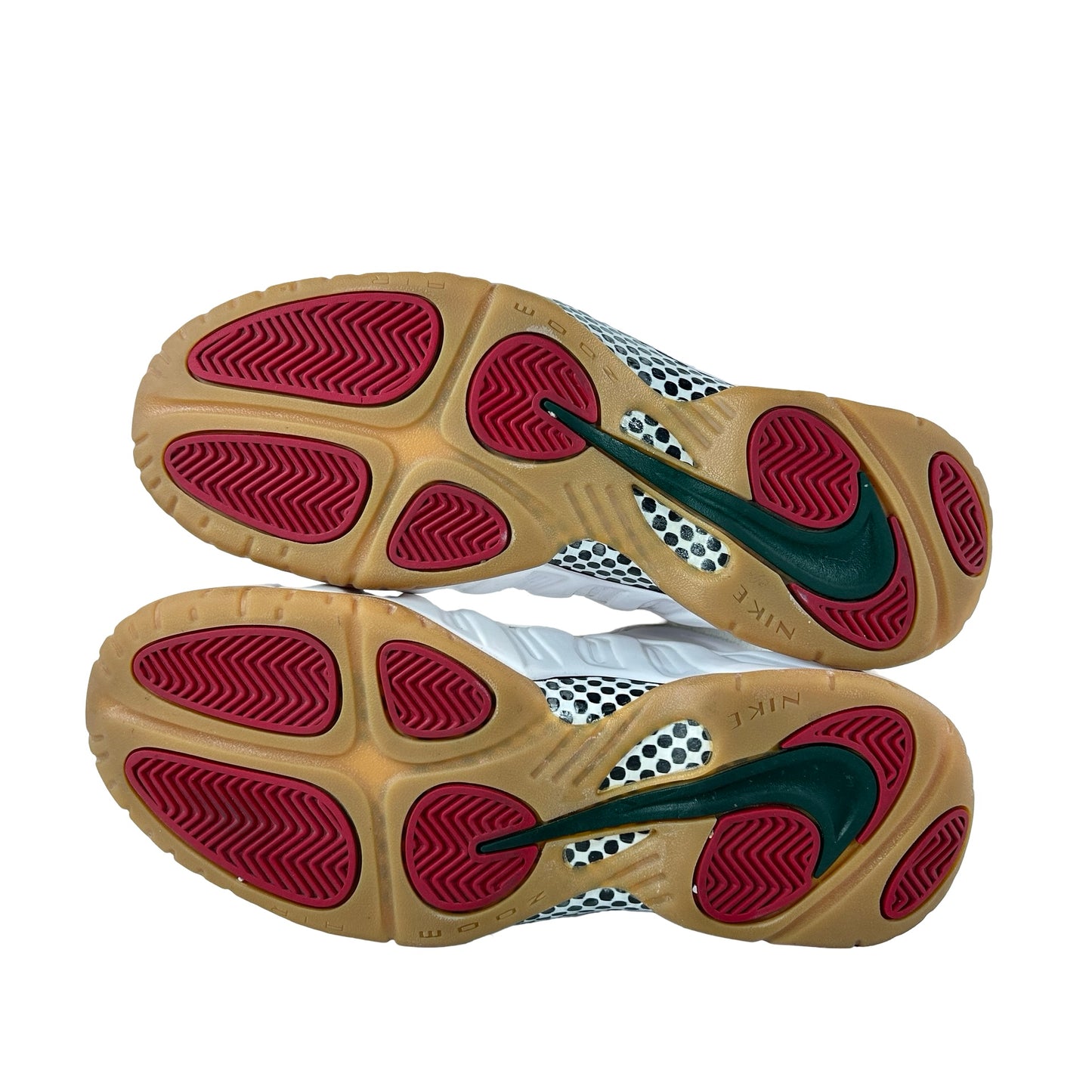 624041 102 Nike Air Foamposite Pro White Gucci [USED] - 10 M (Used)