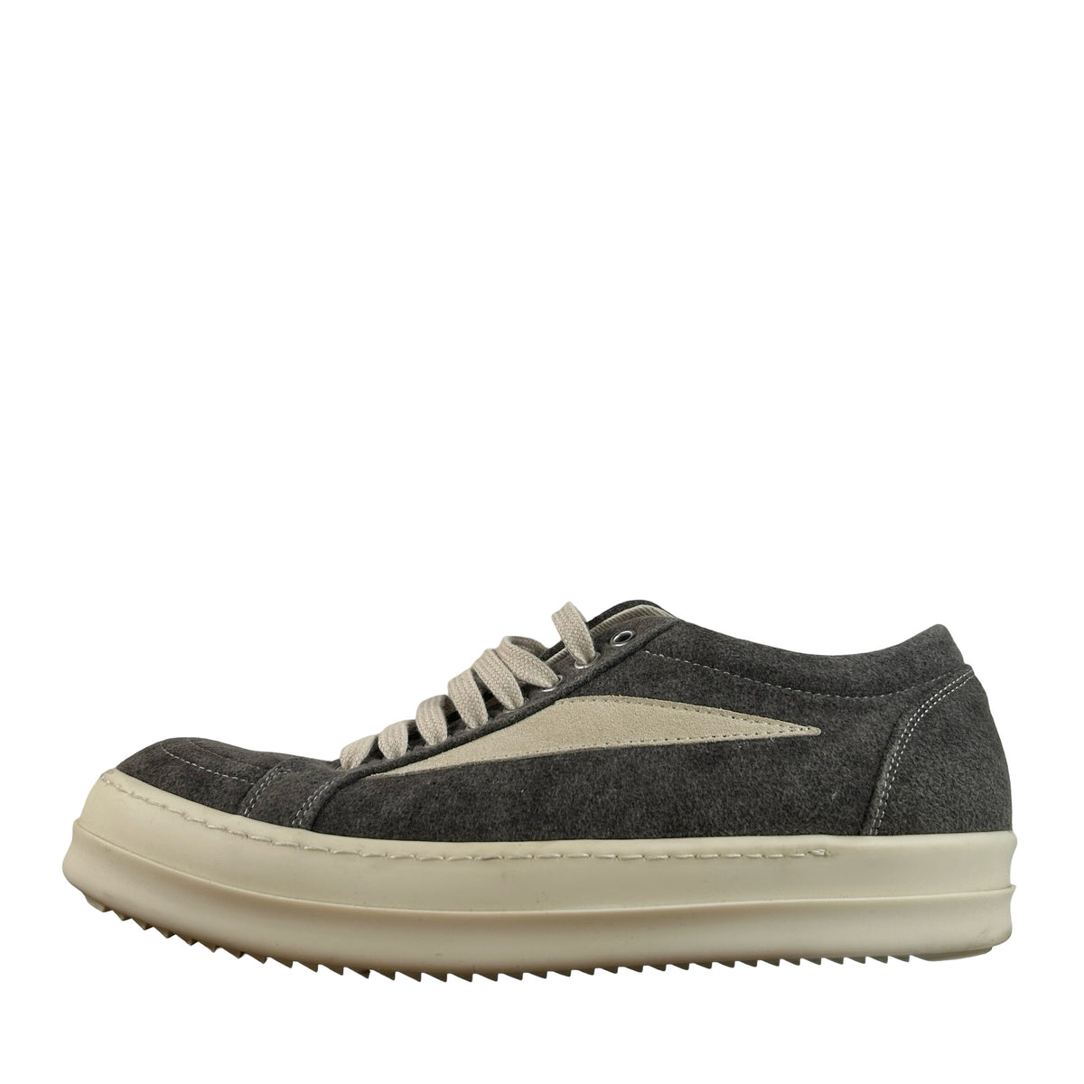 DU02D2803 MOLVS Rick Owens Vintage Low Sneaker Dust Milk [USED] - EU 40 (Used)