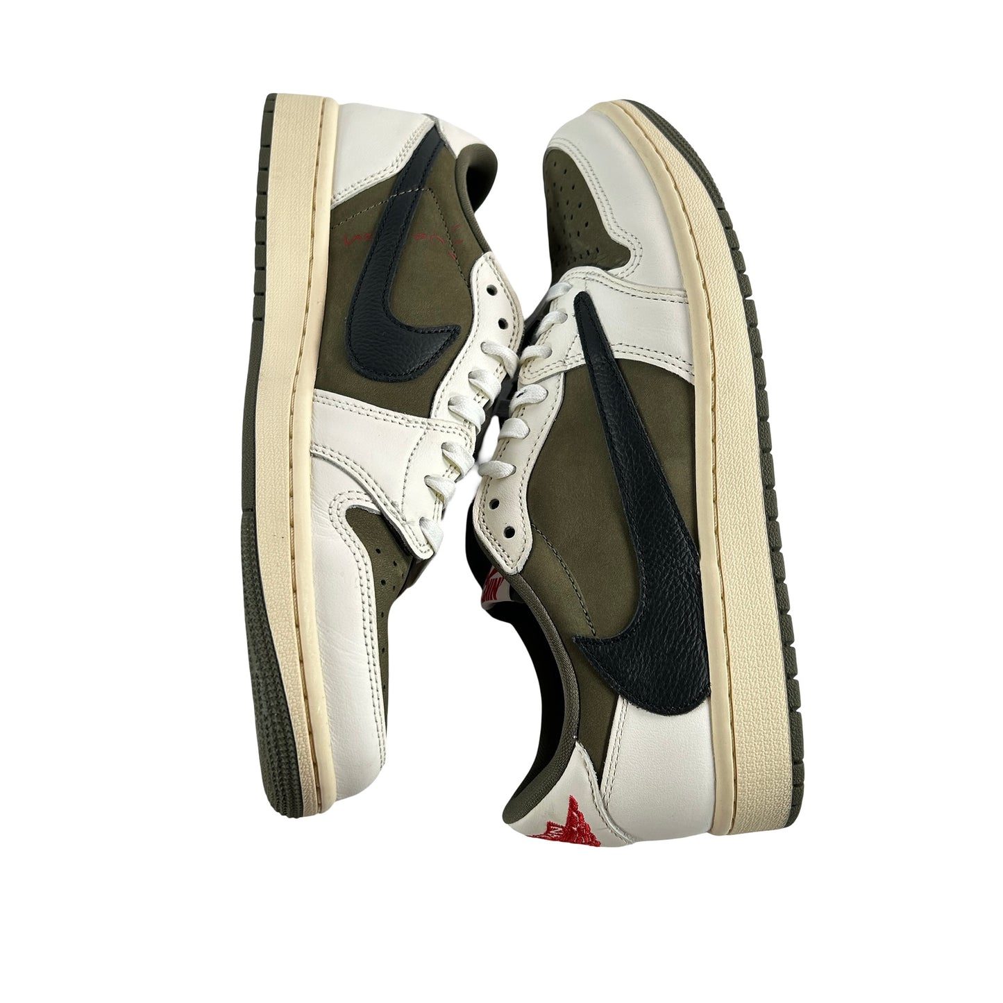 DM7866 200 Jordan 1 Retro Low OG SP Travis Scott Medium Olive [USED] - 9.5 M (Used2) (Replace Box2)