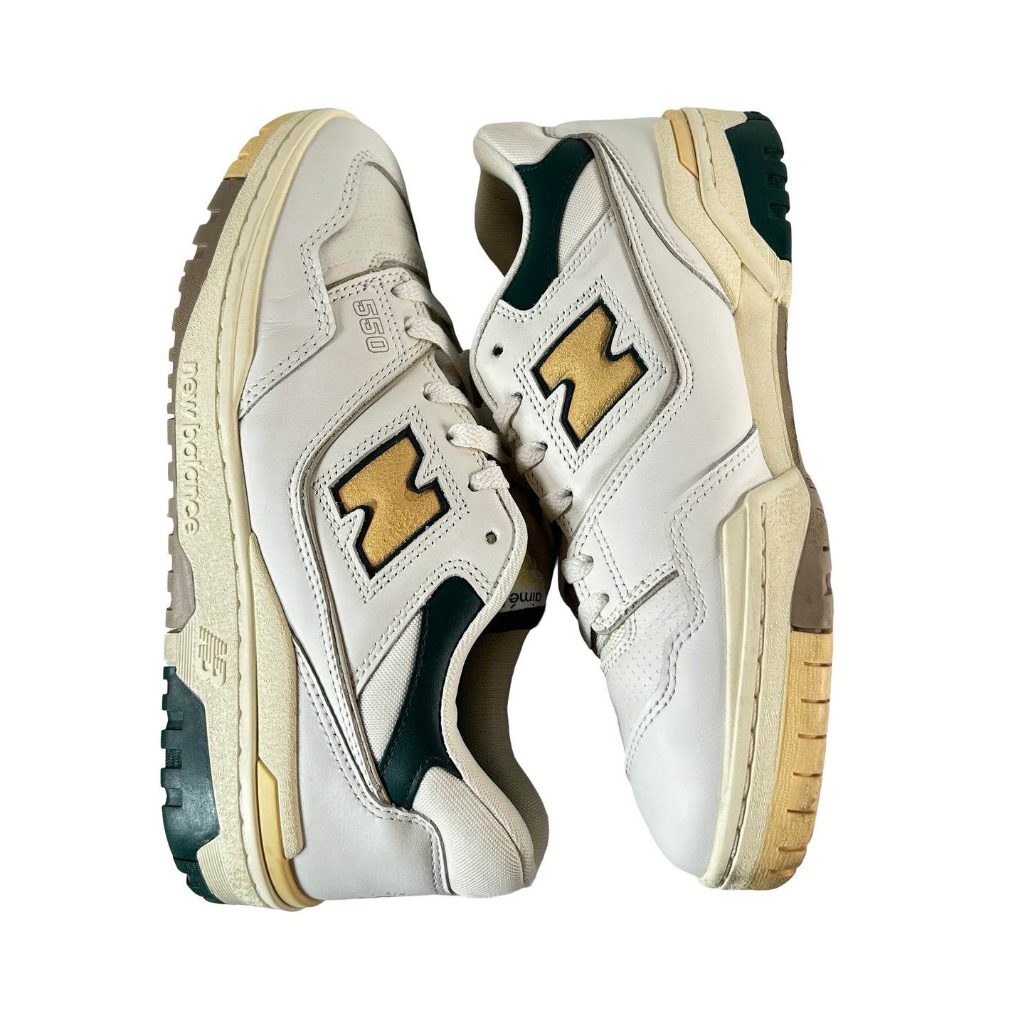 BB550A2 Aime Leon Dore New Balance 550 Natural Green [USED] - 9 M (Used) (No Box)
