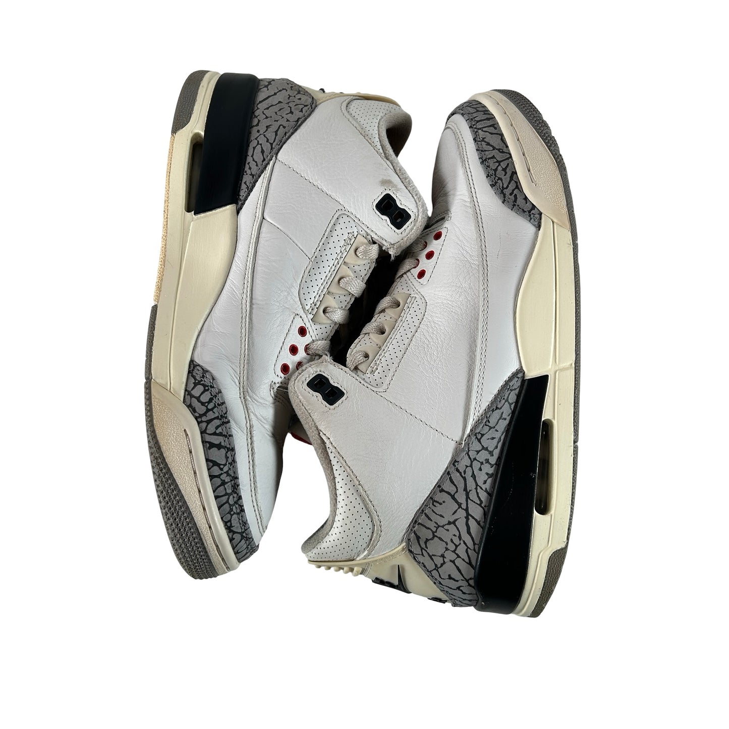 DN3707 100 Jordan 3 Retro White Cement Reimagined [USED] - 9.5 M (Used3) (No Box3)