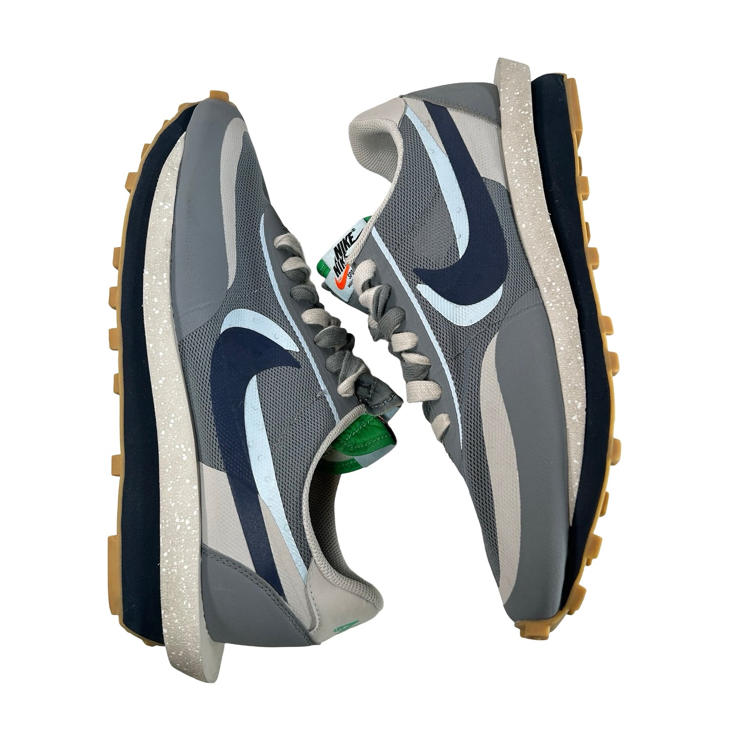 DH3114 001 Nike LD Waffle sacai CLOT Kiss of Death 2 Cool Grey [USED] - 12 M (Used) (No Box)