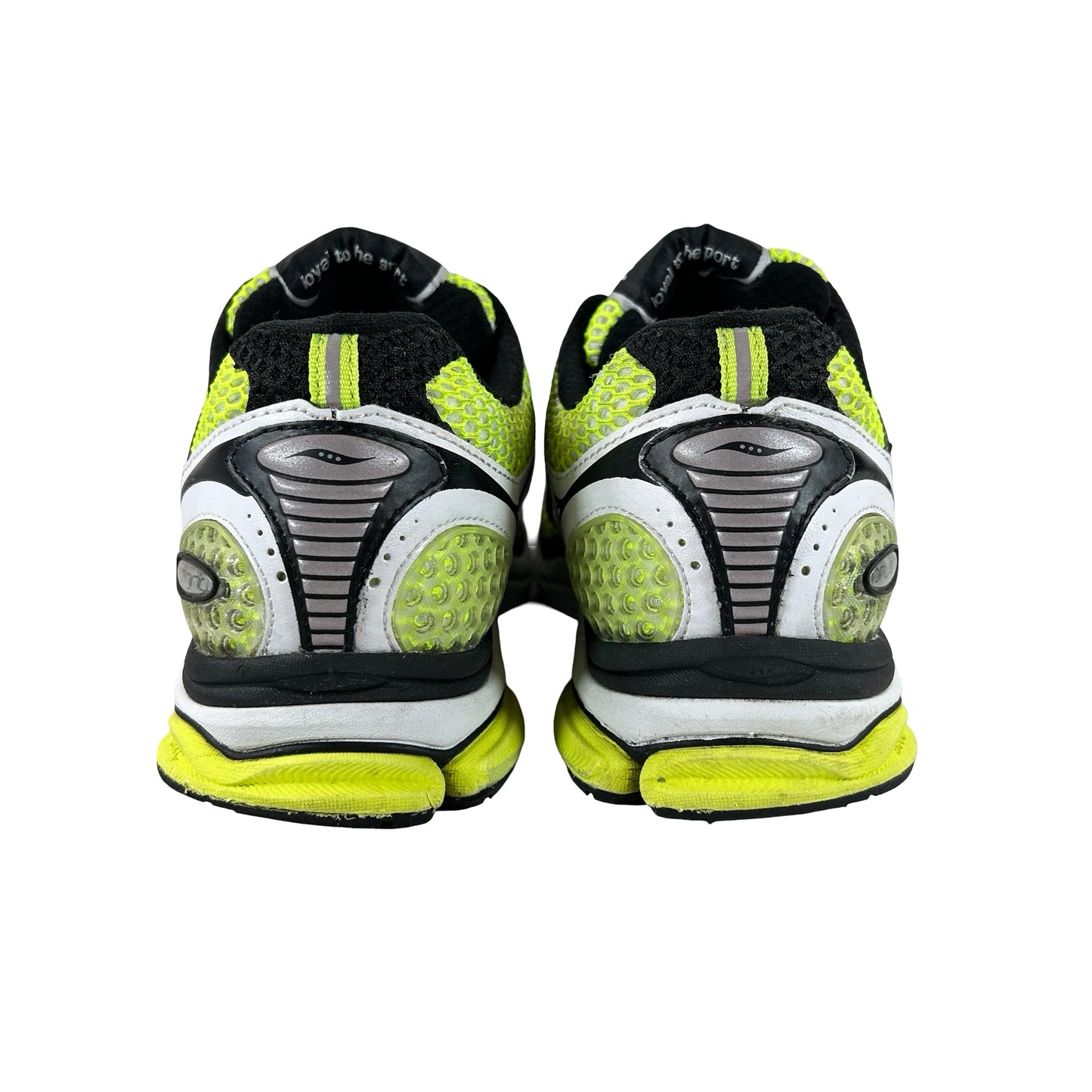 S70704-6 Saucony ProGrid Triumph 4 Yellow Silver [USED] - 9 M (Used)