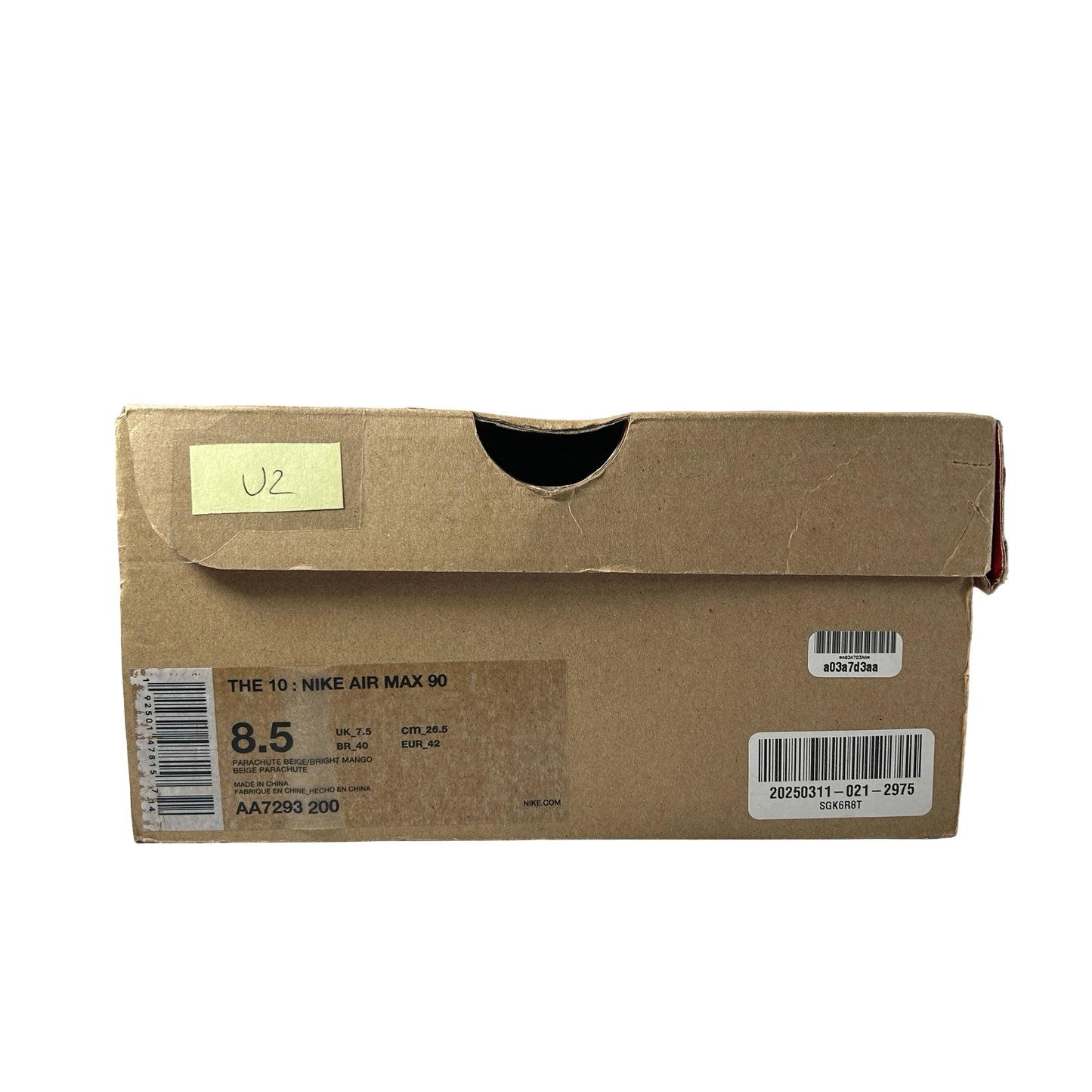 AA7293 200 Nike Air Max 90 Off-White Desert Ore [USED] - 8.5 M (Used2)