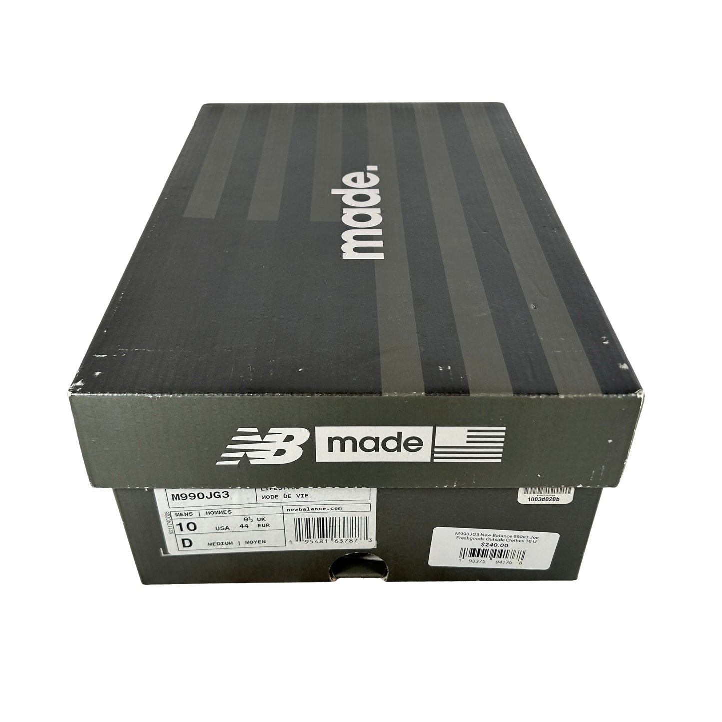 M990JG3 New Balance 990v3 MiUSA Joe Freshgoods Outside Clothes [USED] - 10 M (Used)