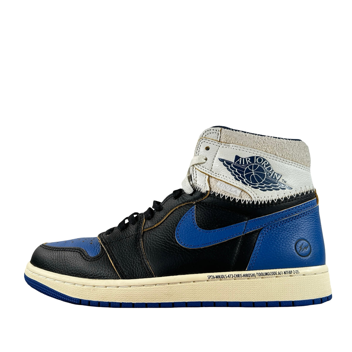 IO7847 001 Jordan 1 Retro High OG SP Fragment x Union LA Sport Royal [USED] - 9 M (Used5)