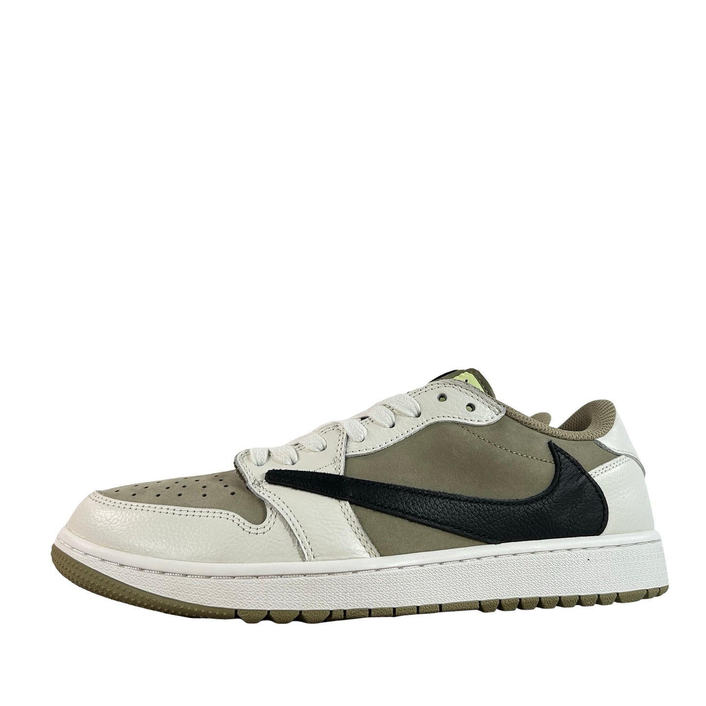 FZ3124 200 Jordan 1 Retro Low Golf Travis Scott Neutral Olive [USED] - 10.5 M (Used) (Replace Box)