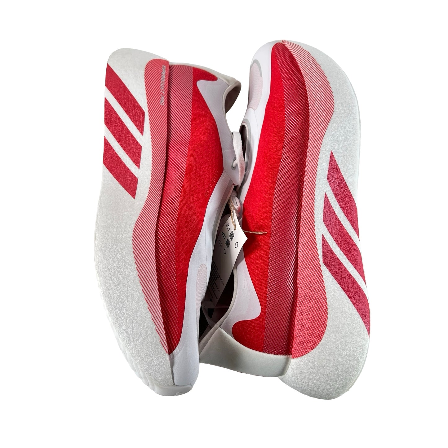 KI1913 adidas Hyper Boost Edge White Pure Ruby [No Box] [Markings on Outsole]
