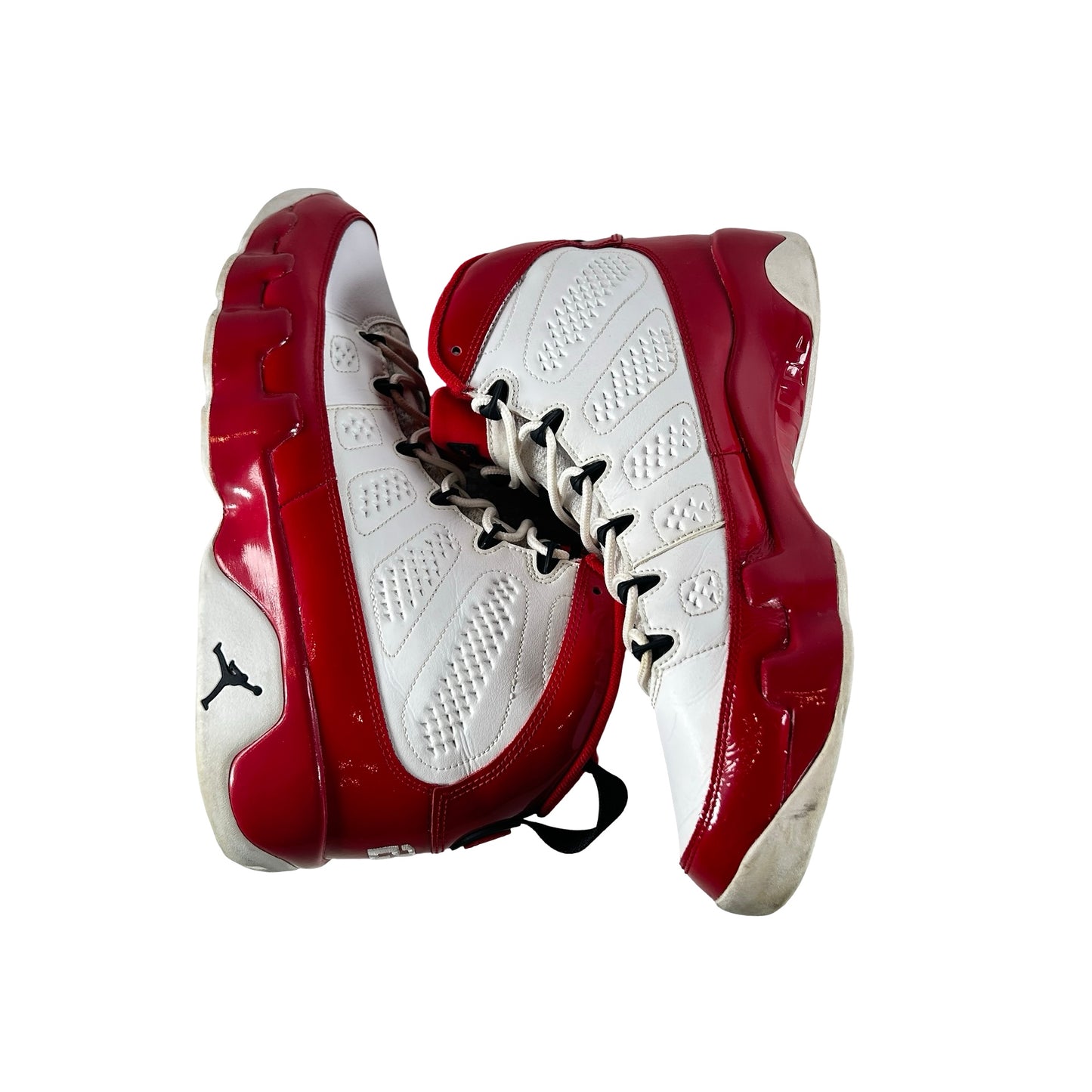 302370 160 Jordan 9 Retro White Gym Red [USED] - 12 M (Used) (No Box)